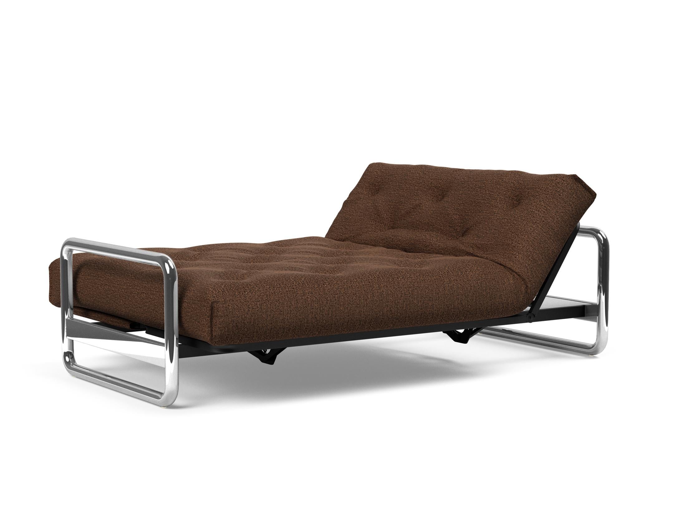 Entdecken Sie das Lomira Schlafsofa 140 Nordic Soft Spring von Innovation Living – stilvolles Design trifft auf hervorragende Schlafqualität.