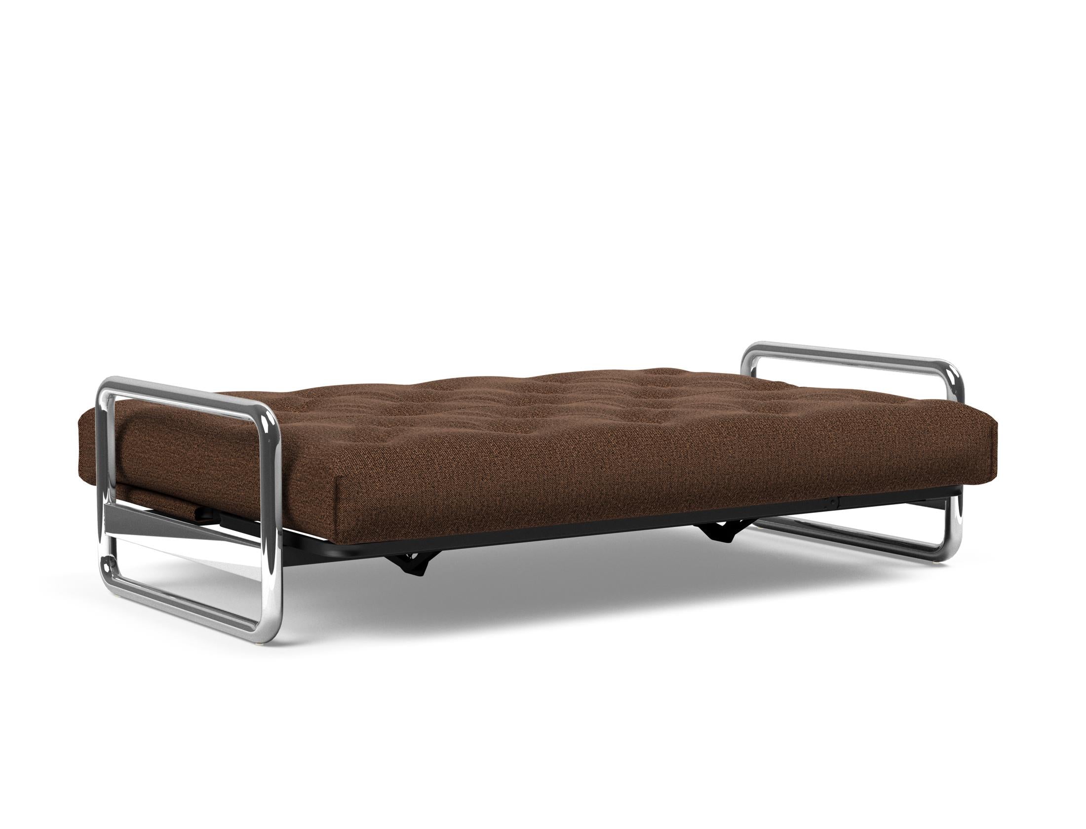 Erleben Sie das Lomira Schlafsofa 140 Nordic Soft Spring von Innovation Living – eine perfekte Kombination aus modernem Stil und optimalem Komfort für erholsame Nächte.