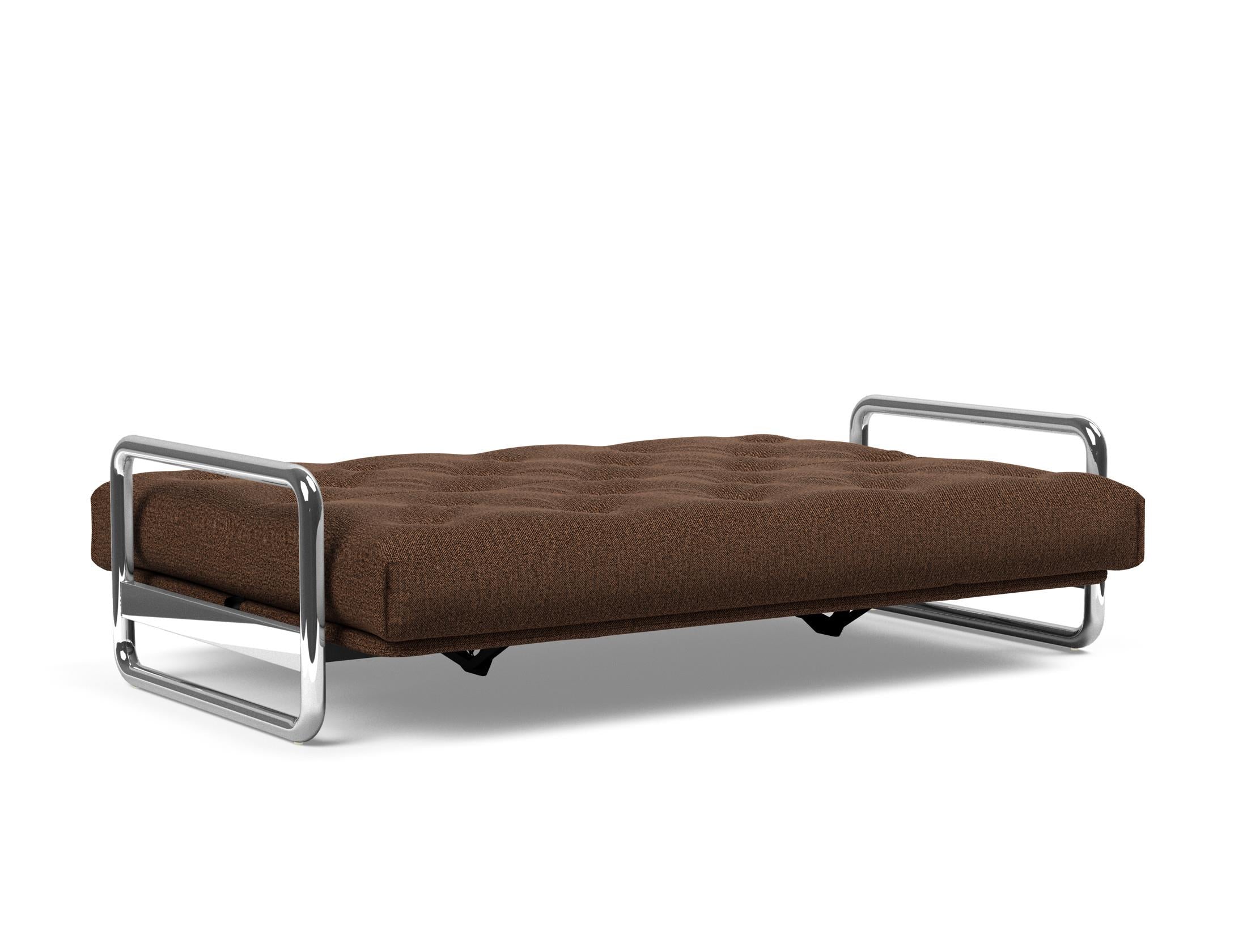 Entdecken Sie das Lomira Schlafsofa 140 Nordic von Innovation Living – stilvolles skandinavisches Design trifft auf höchsten Schlafkomfort mit Soft Spring Bezug.