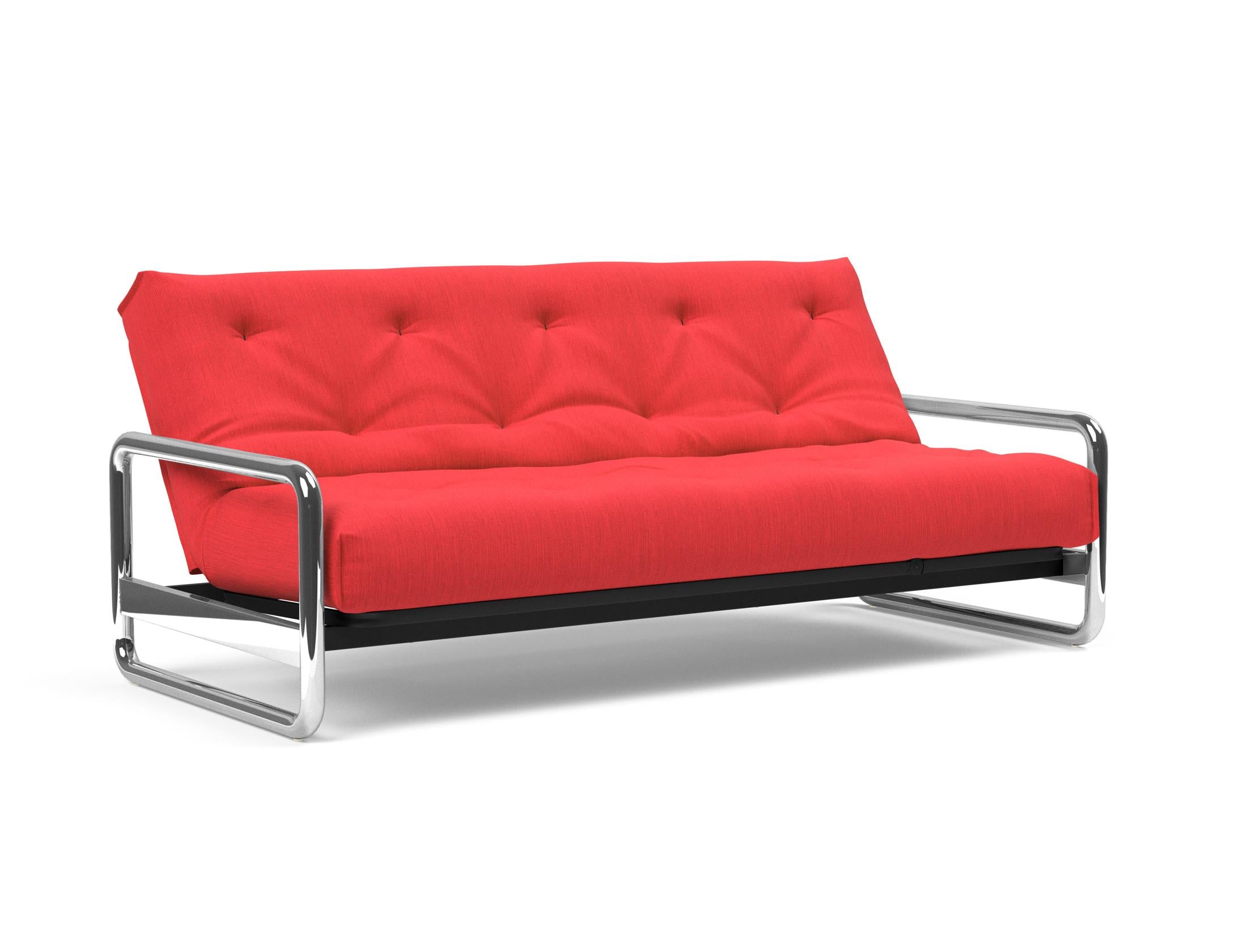 Erleben Sie das Lomira Schlafsofa 140 Nordic Soft Spring von Innovation Living – eine perfekte Kombination aus modernem Stil und optimalem Komfort für erholsame Nächte.