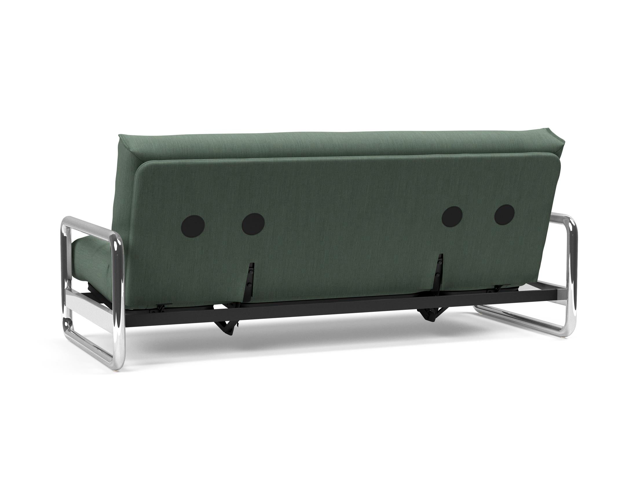 Entdecken Sie das Lomira Schlafsofa 140 Nordic Soft Spring von Innovation Living – stilvolles Design trifft auf hervorragende Schlafqualität.