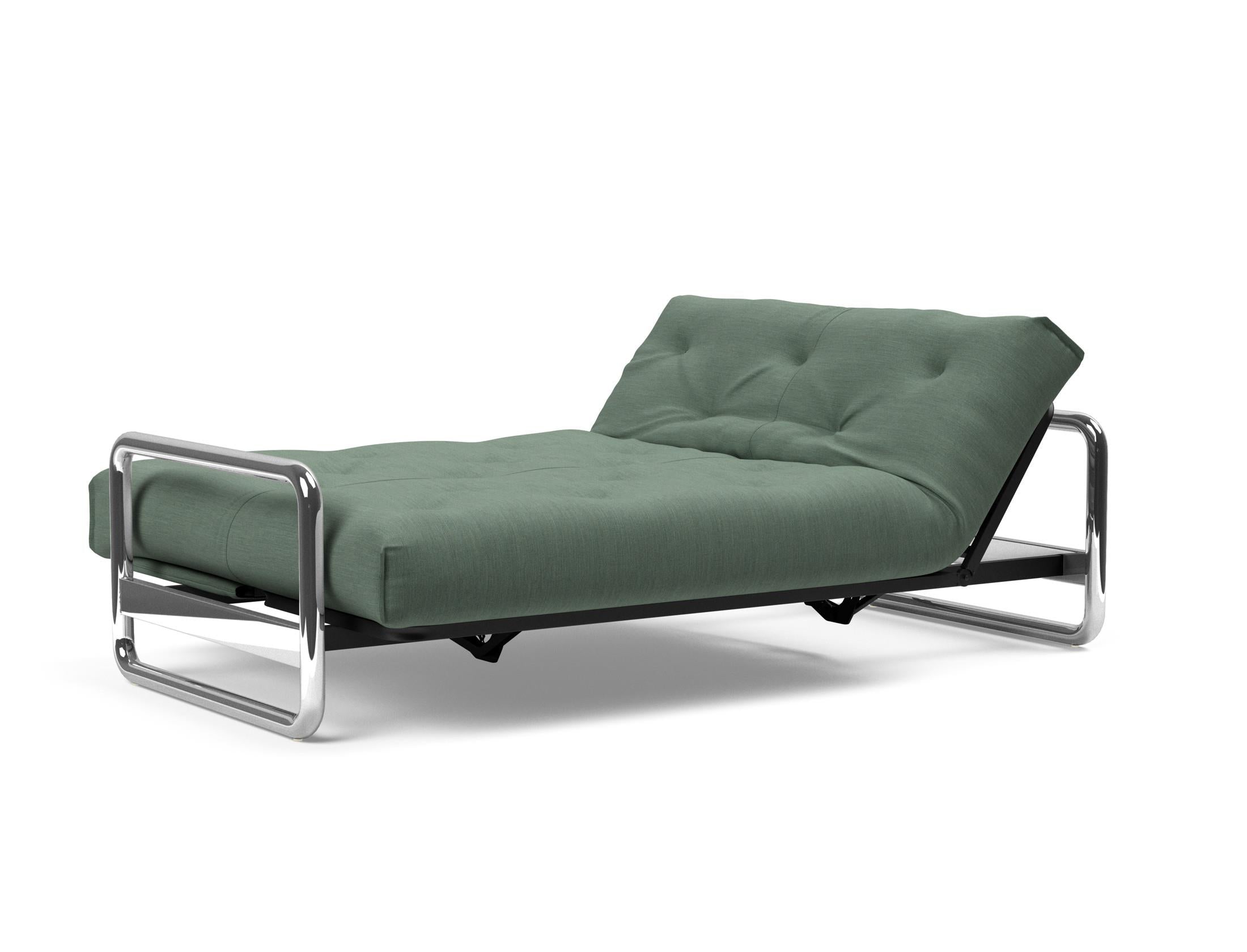 Entdecken Sie das Lomira Schlafsofa 140 Nordic Soft Spring von Innovation Living – stilvolles Design trifft auf höchsten Schlafkomfort für Ihr Zuhause.