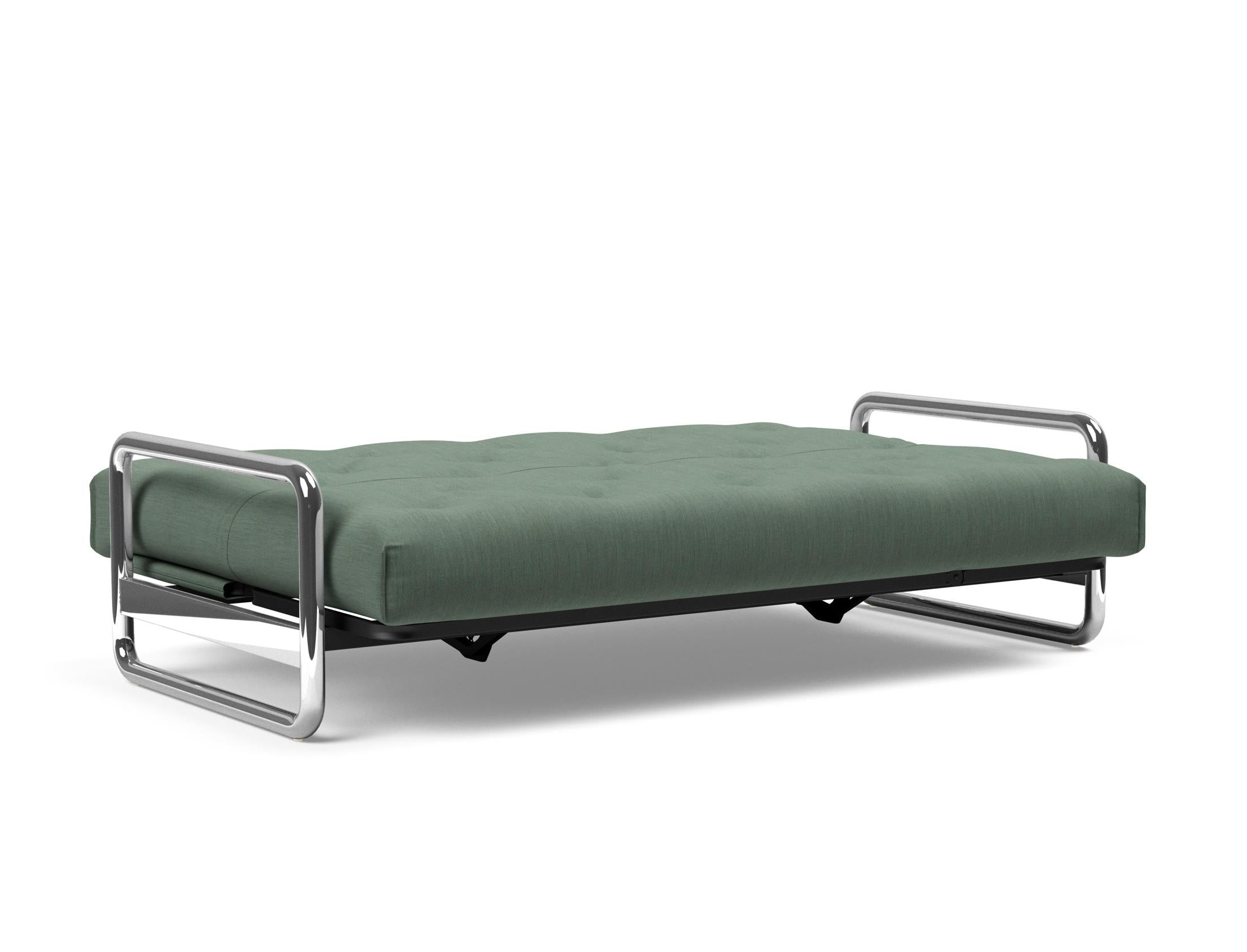 Erleben Sie das Lomira Schlafsofa 140 Nordic Soft Spring von Innovation Living – eine perfekte Kombination aus modernem Stil und optimalem Schlafkomfort.