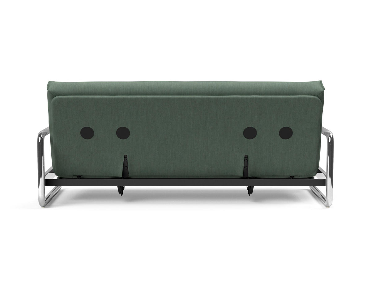 Lomira Schlafsofa 140 Nordic mit Gestellbezug Soft Spring in 518 Elegance Green präsentiert im Onlineshop von KAQTU Design AG. Bettsofa ist von Innovation Living