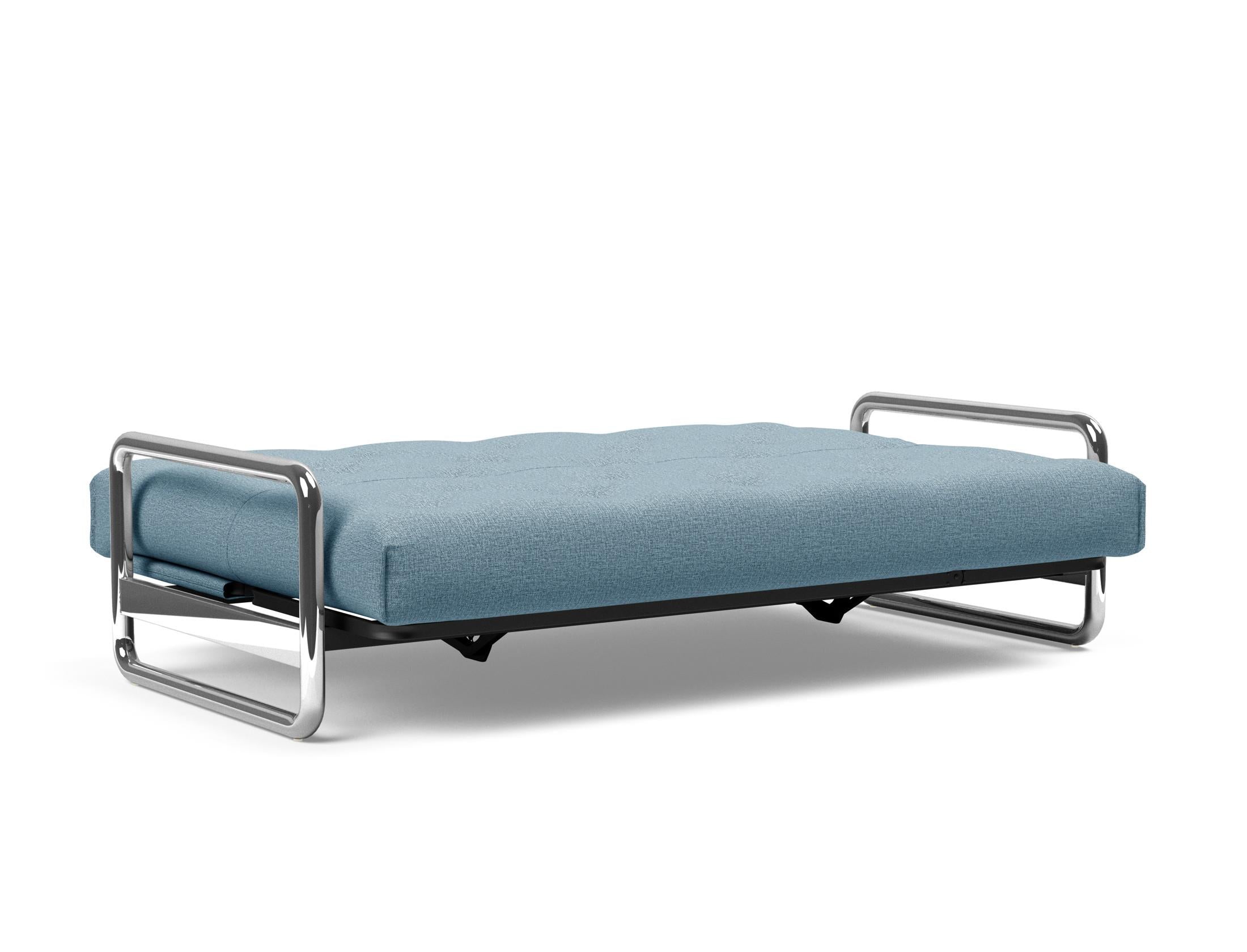 Erleben Sie das Lomira Schlafsofa 140 Nordic Soft Spring von Innovation Living – eine perfekte Kombination aus modernem Stil und optimalem Schlafkomfort.