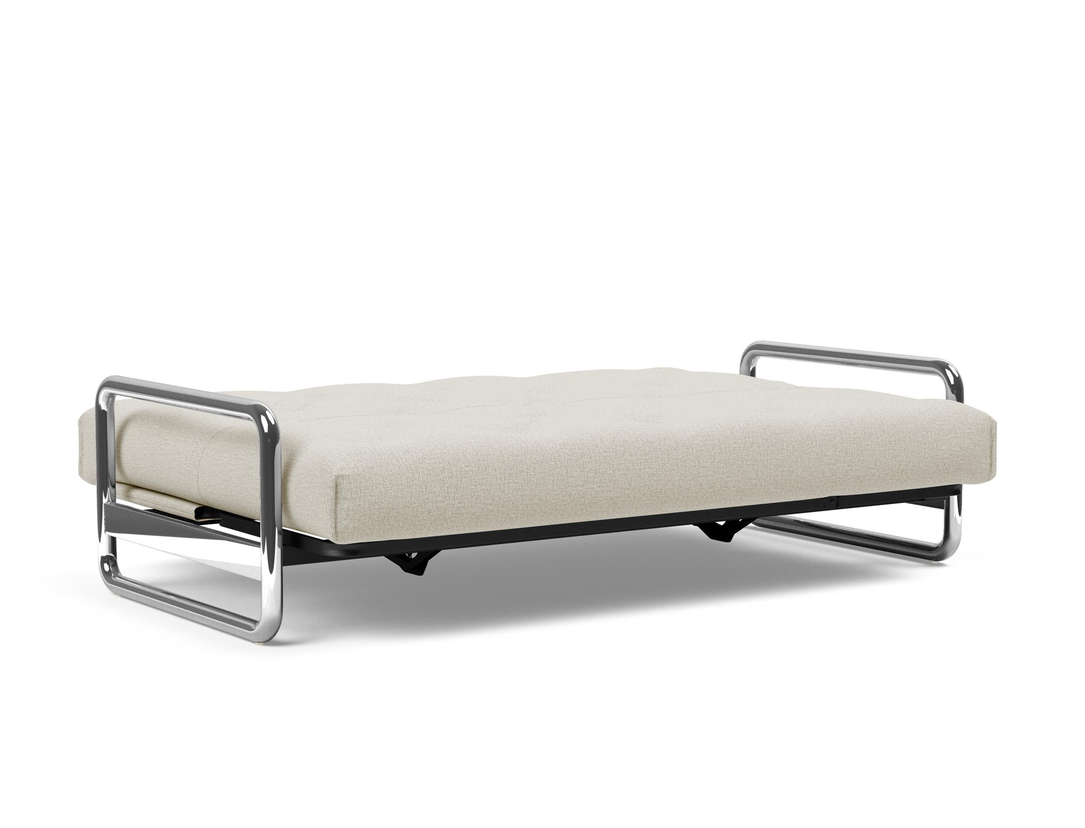 Erleben Sie das Lomira Schlafsofa 140 Nordic Soft Spring von Innovation Living – eine perfekte Kombination aus modernem Stil und optimalem Komfort für erholsame Nächte.