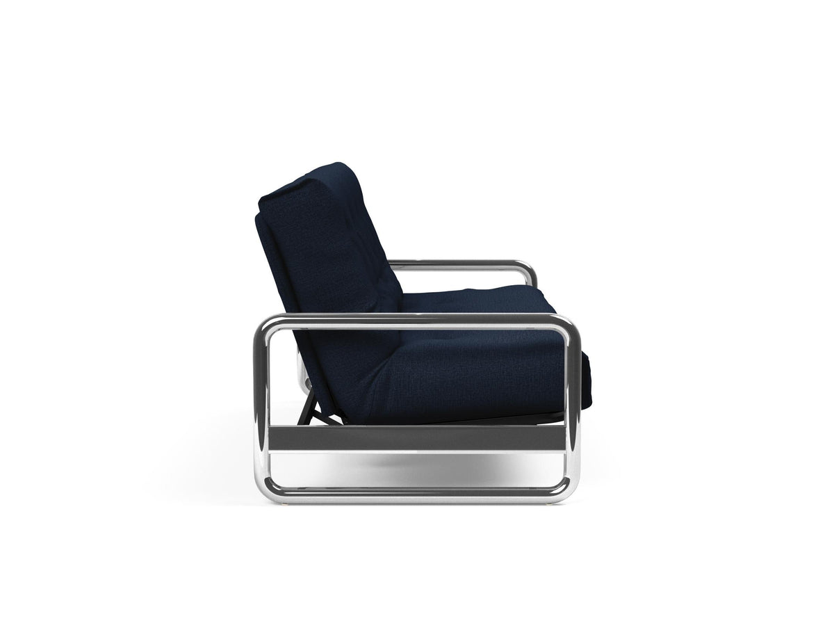 Lomira Schlafsofa 140 Nordic Soft Spring in 528 Mixed Dance Blue präsentiert im Onlineshop von KAQTU Design AG. Bettsofa ist von Innovation Living