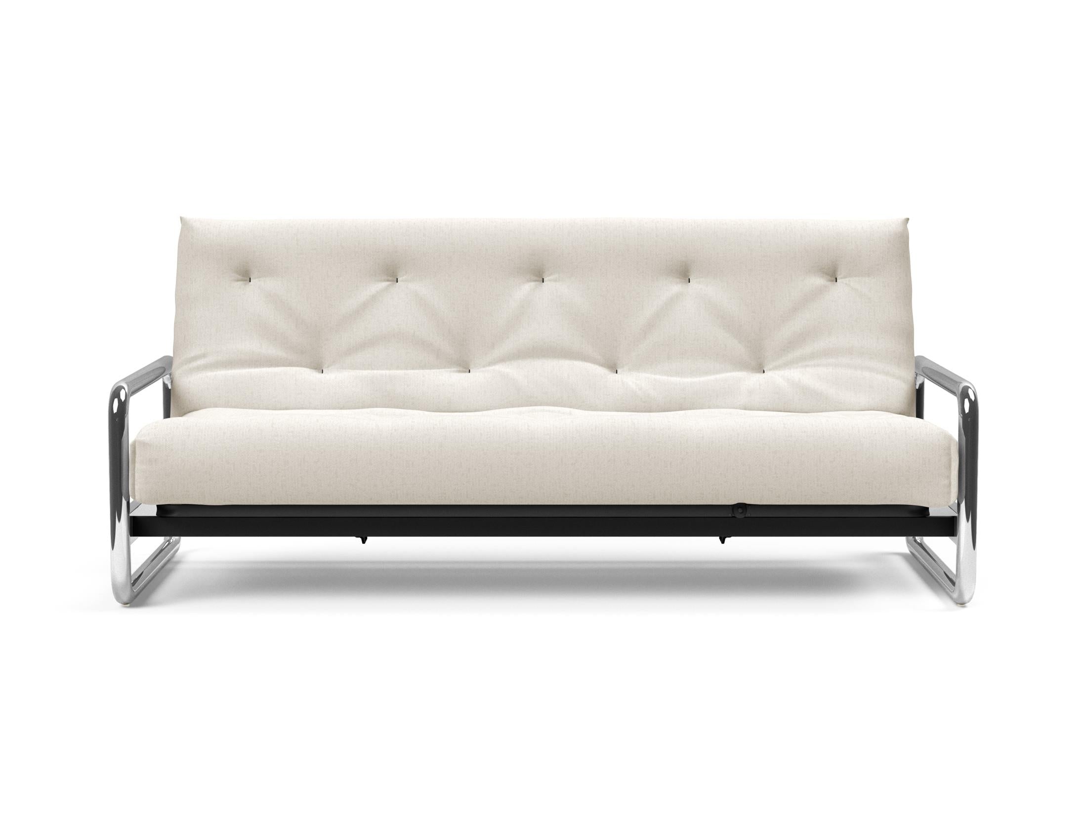 Erleben Sie das Lomira Schlafsofa 140 Nordic Soft Spring von Innovation Living – eine perfekte Kombination aus modernem Stil und optimalem Schlafkomfort.