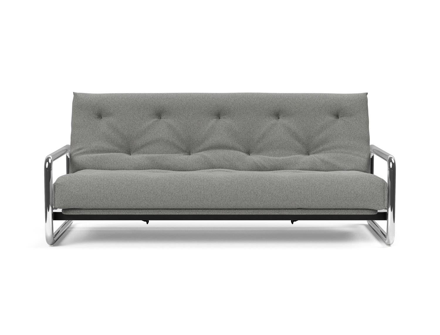 Entdecken Sie das Lomira Schlafsofa 140 Nordic von Innovation Living – stilvolles skandinavisches Design trifft auf höchsten Schlafkomfort mit Soft Spring Bezug.