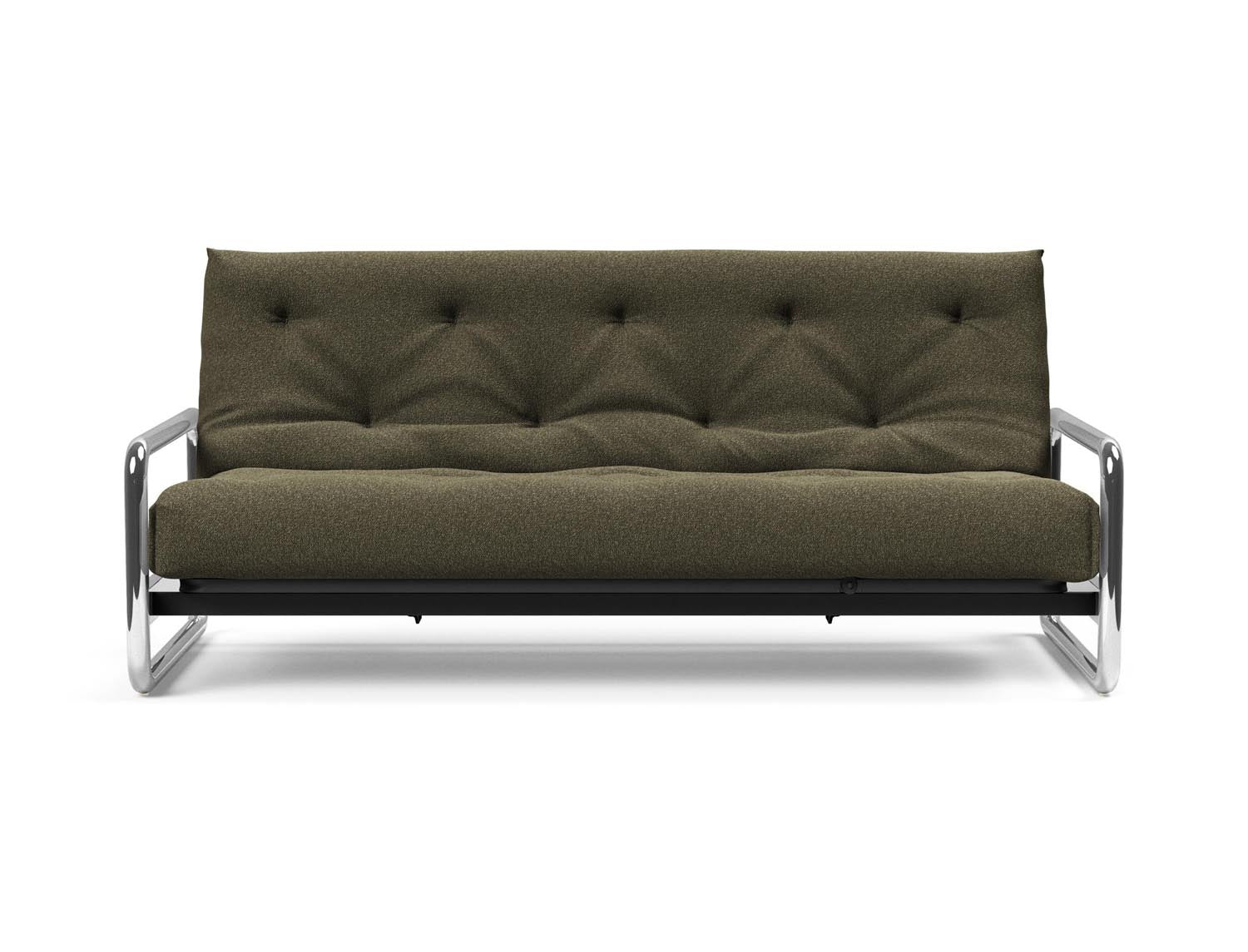 Erleben Sie das Lomira Schlafsofa 140 Nordic Soft Spring von Innovation Living – eine perfekte Kombination aus modernem Stil und optimalem Komfort für erholsame Nächte.