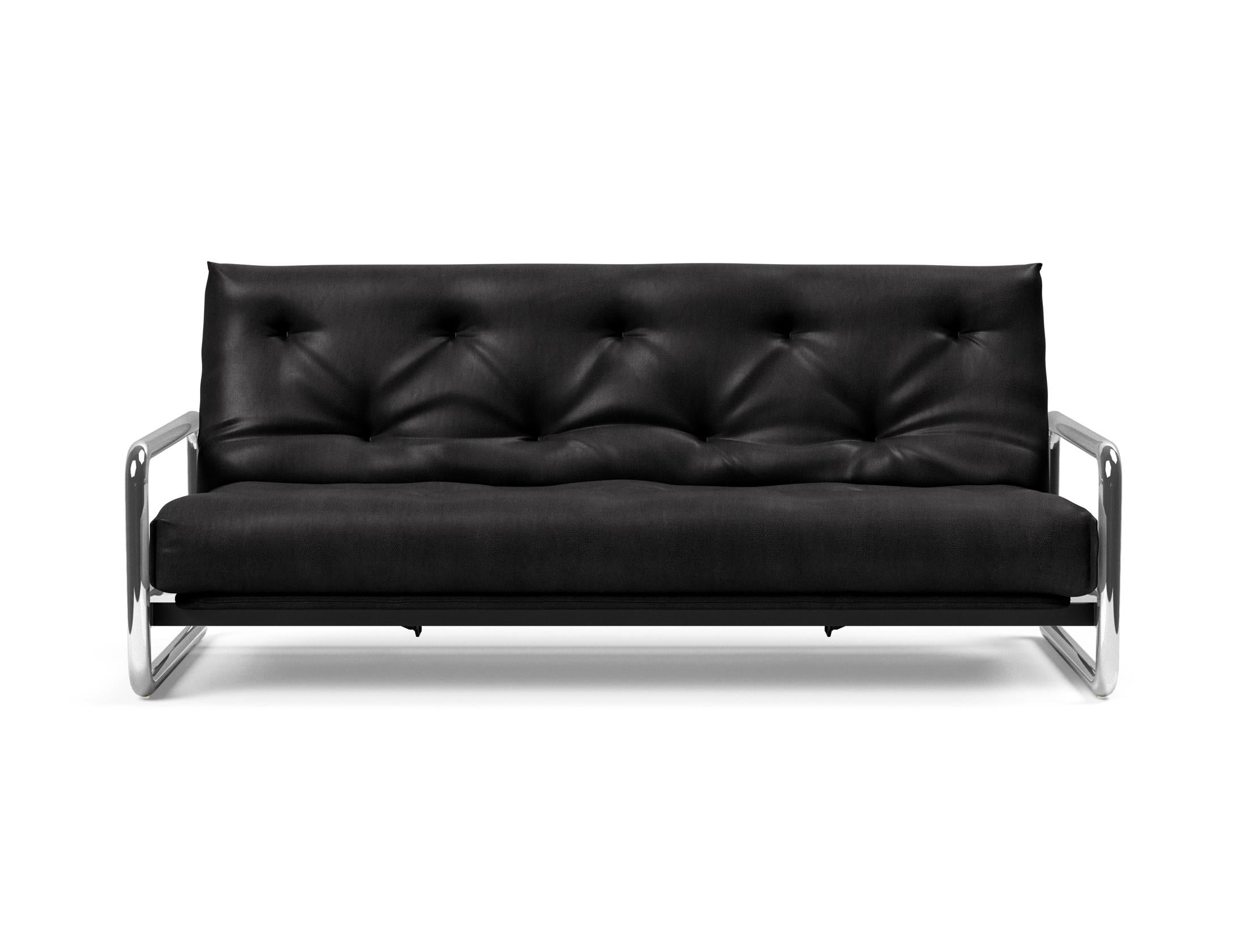 Erleben Sie das Lomira Schlafsofa 140 Nordic von Innovation Living – elegantes skandinavisches Design und optimaler Komfort dank Soft Spring Bezug.
