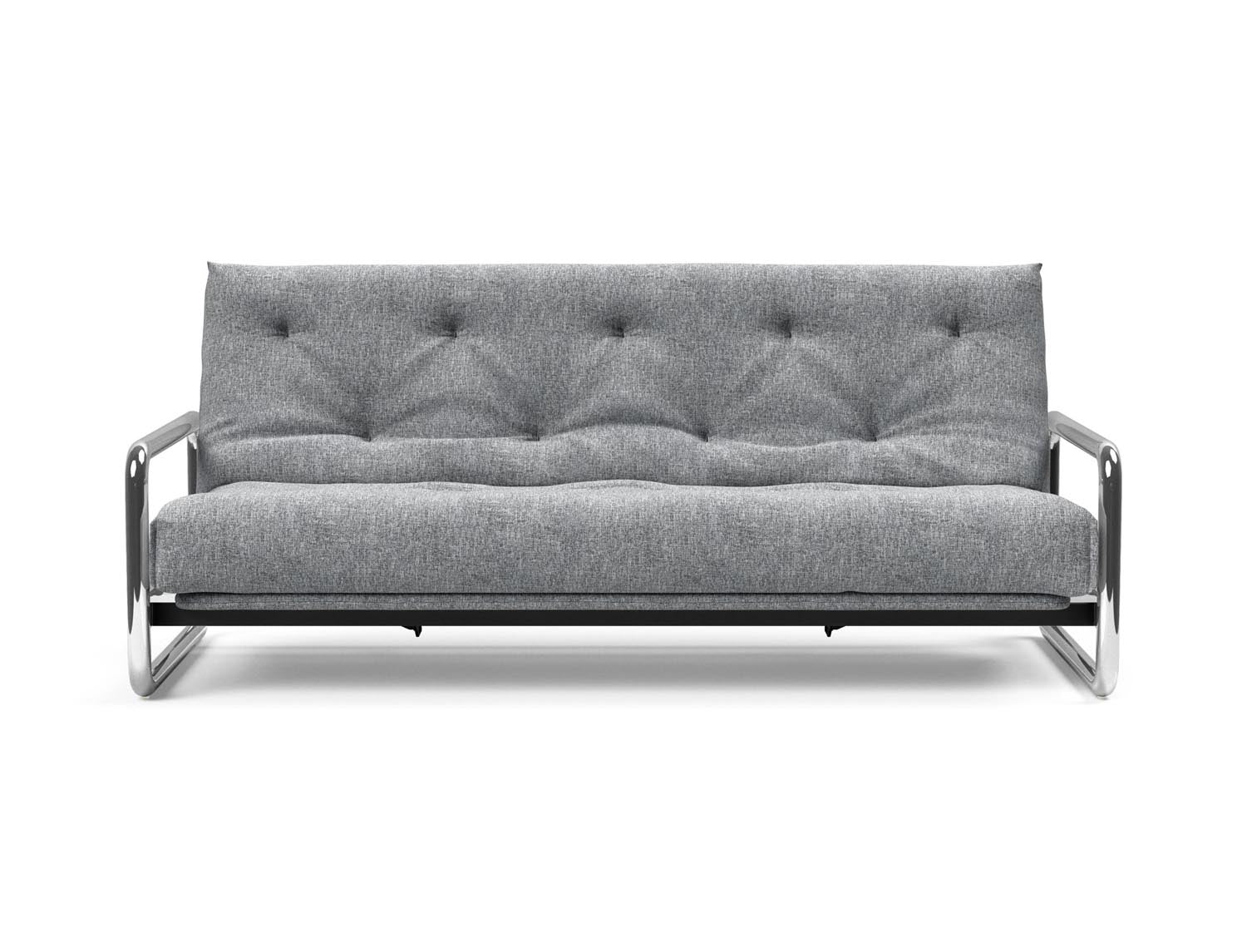 Entdecken Sie das Lomira Schlafsofa 140 Nordic von Innovation Living – stilvolles skandinavisches Design trifft auf höchsten Schlafkomfort mit Soft Spring Bezug.