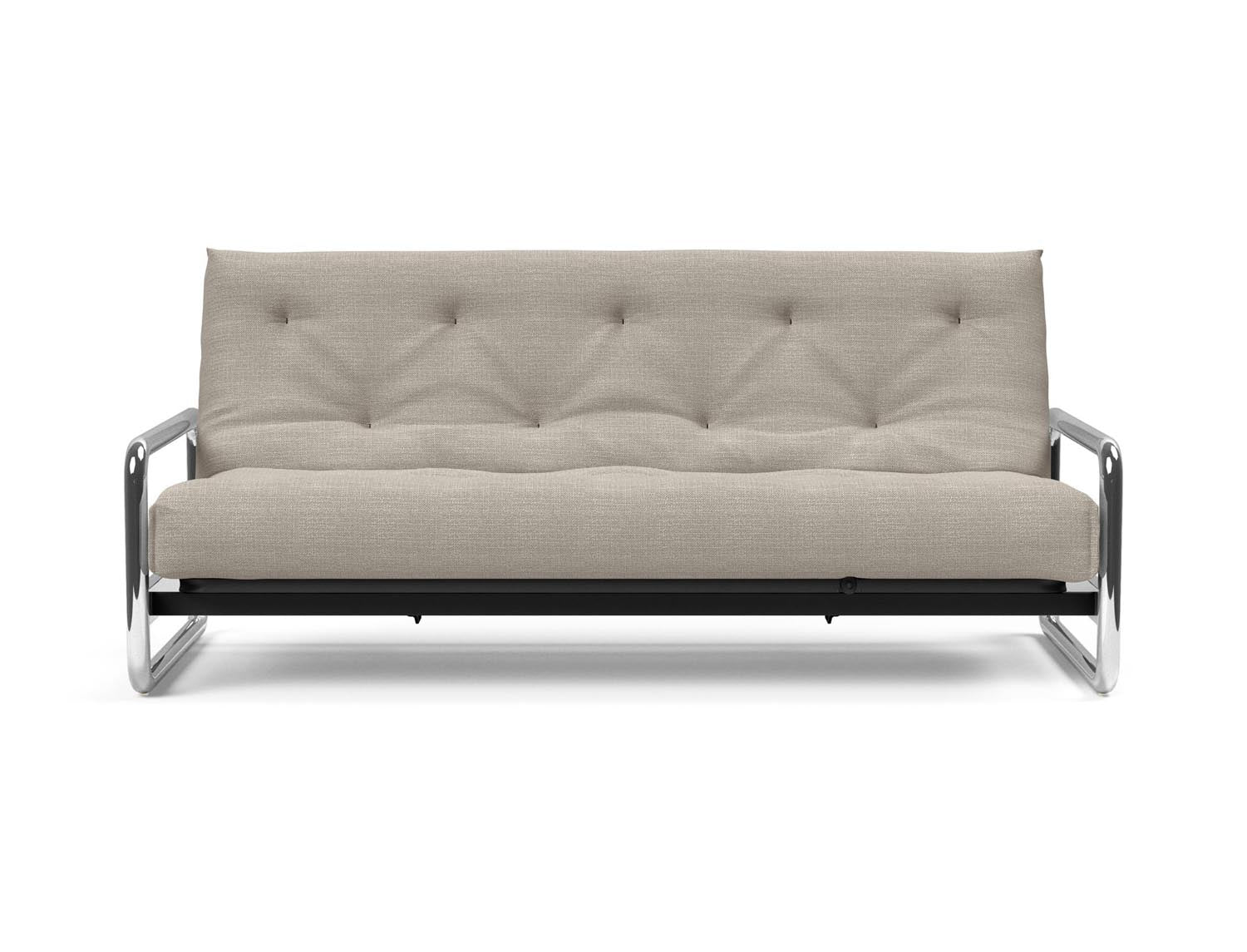 Erleben Sie das Lomira Schlafsofa 140 Nordic Soft Spring von Innovation Living – eine perfekte Kombination aus modernem Stil und optimalem Komfort für erholsame Nächte.