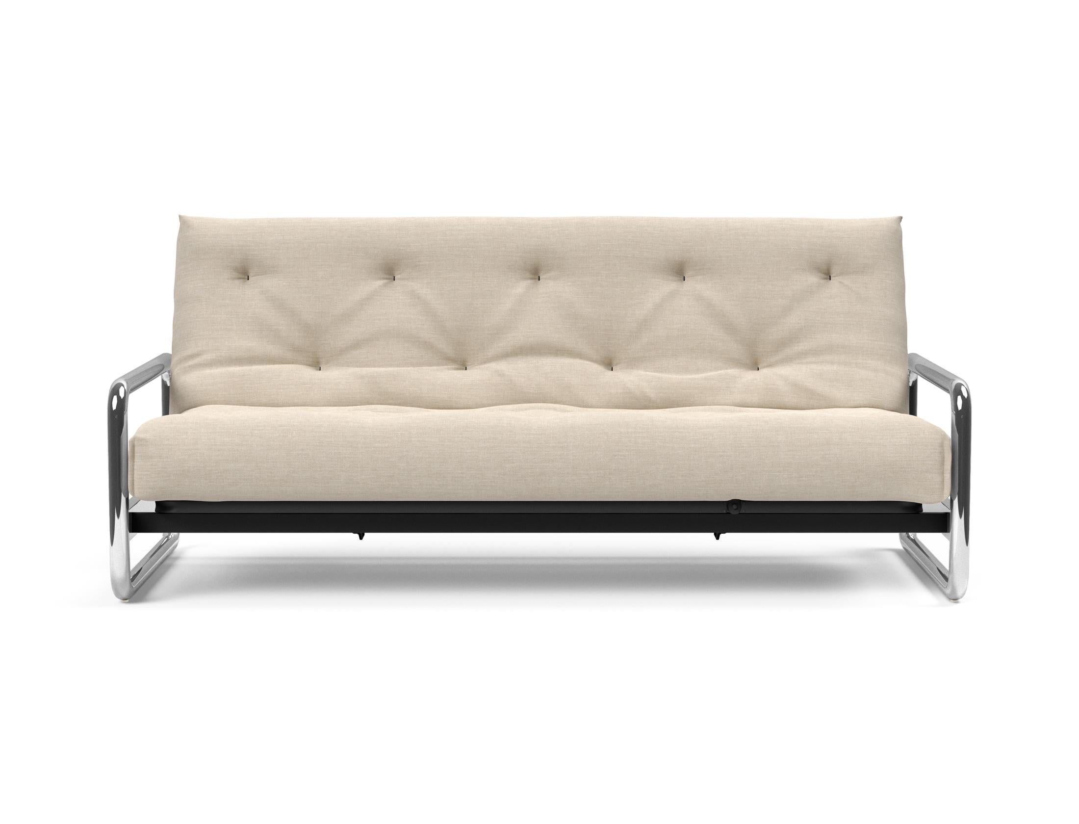 Entdecken Sie das Lomira Schlafsofa 140 Nordic Soft Spring von Innovation Living – stilvolles Design trifft auf höchsten Schlafkomfort für Ihr Zuhause.