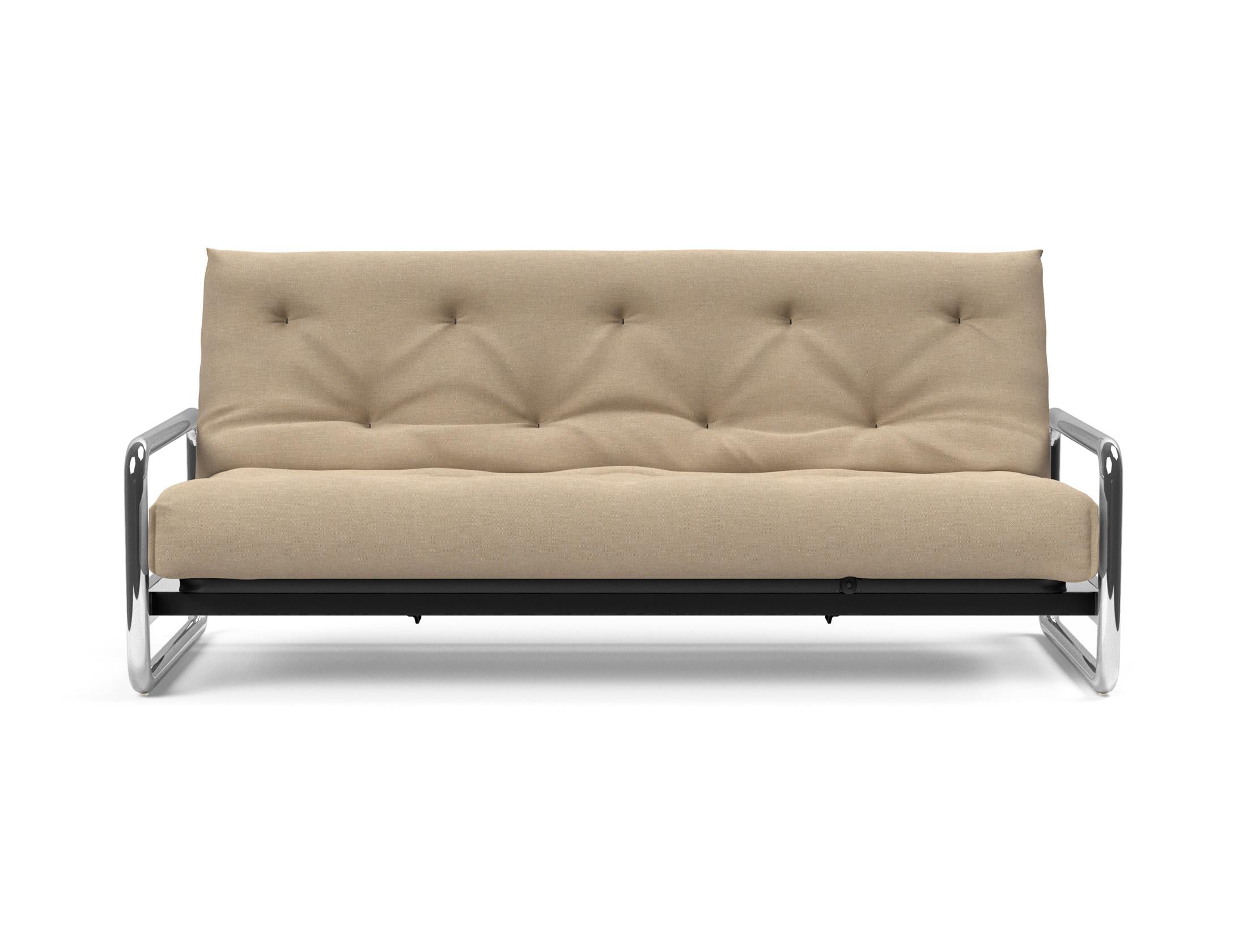 Erleben Sie das Lomira Schlafsofa 140 Nordic Soft Spring von Innovation Living – eine perfekte Kombination aus modernem Stil und optimalem Schlafkomfort.