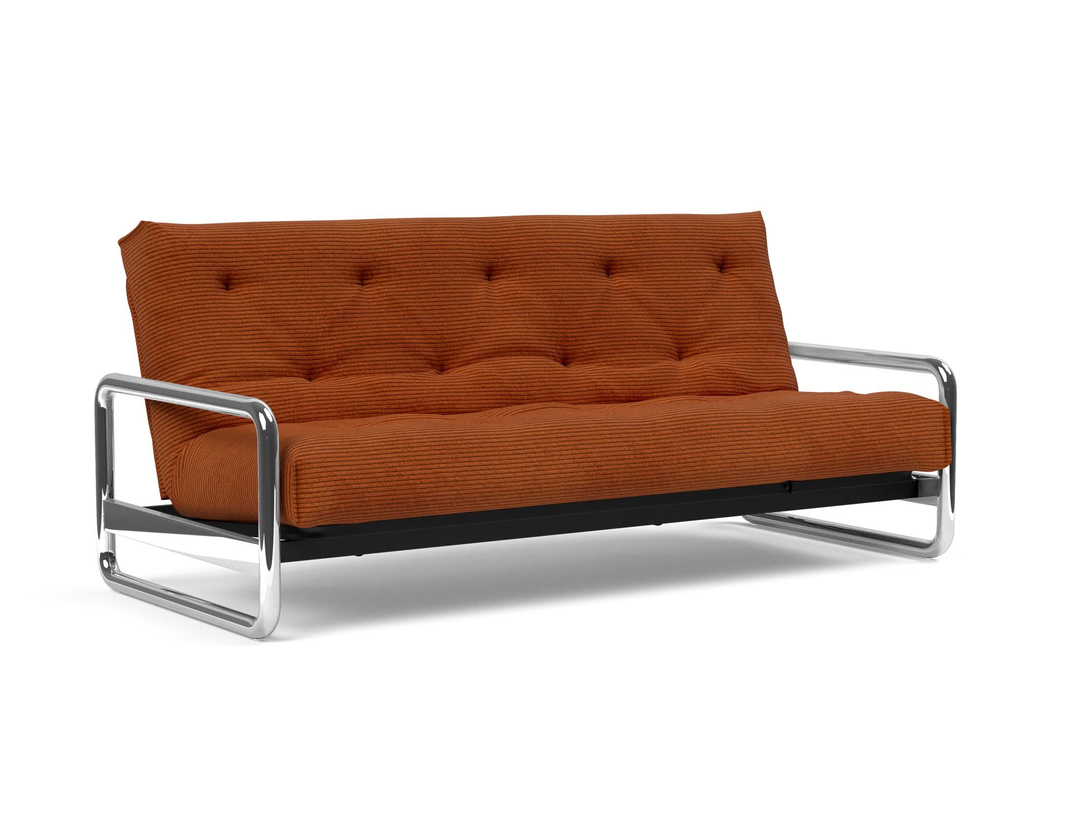 Entdecken Sie das Lomira Schlafsofa 140 Nordic Soft Spring von Innovation Living – stilvolles Design trifft auf höchsten Schlafkomfort für Ihr Zuhause.