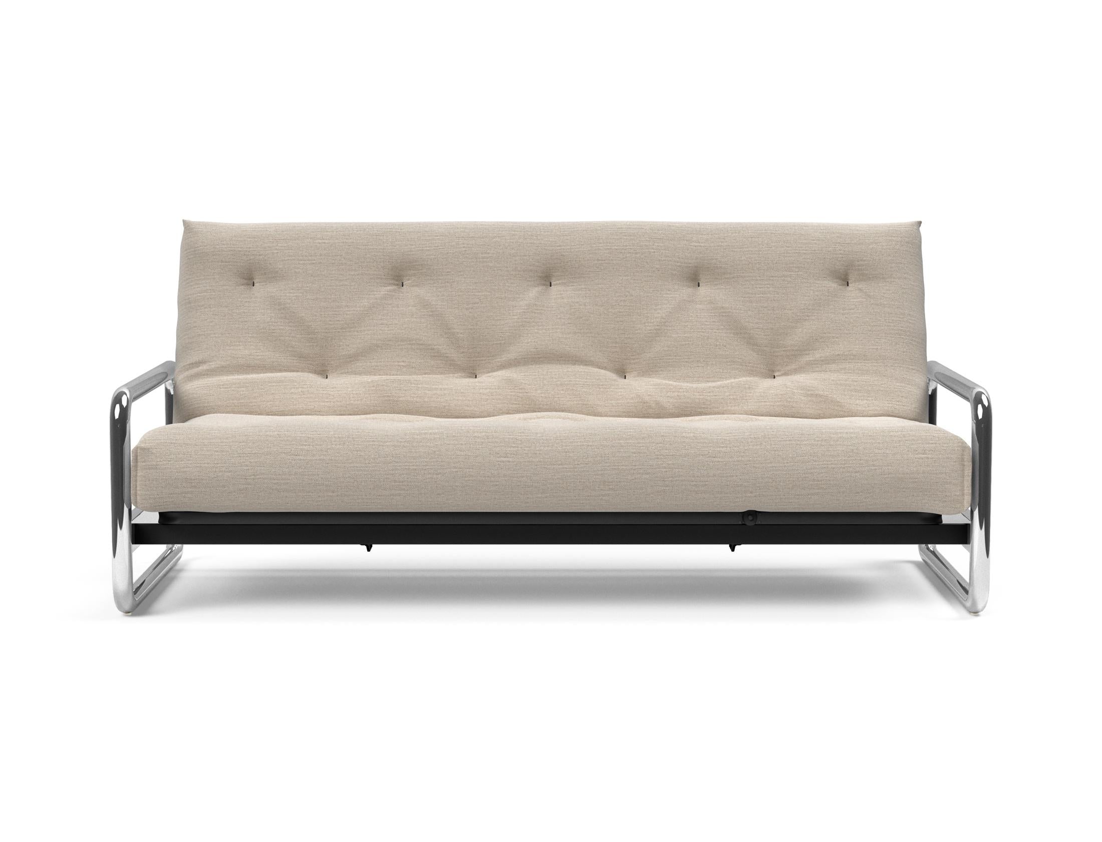 Erleben Sie das Lomira Schlafsofa 140 Nordic Soft Spring von Innovation Living – eine perfekte Kombination aus modernem Stil und optimalem Komfort für erholsame Nächte.