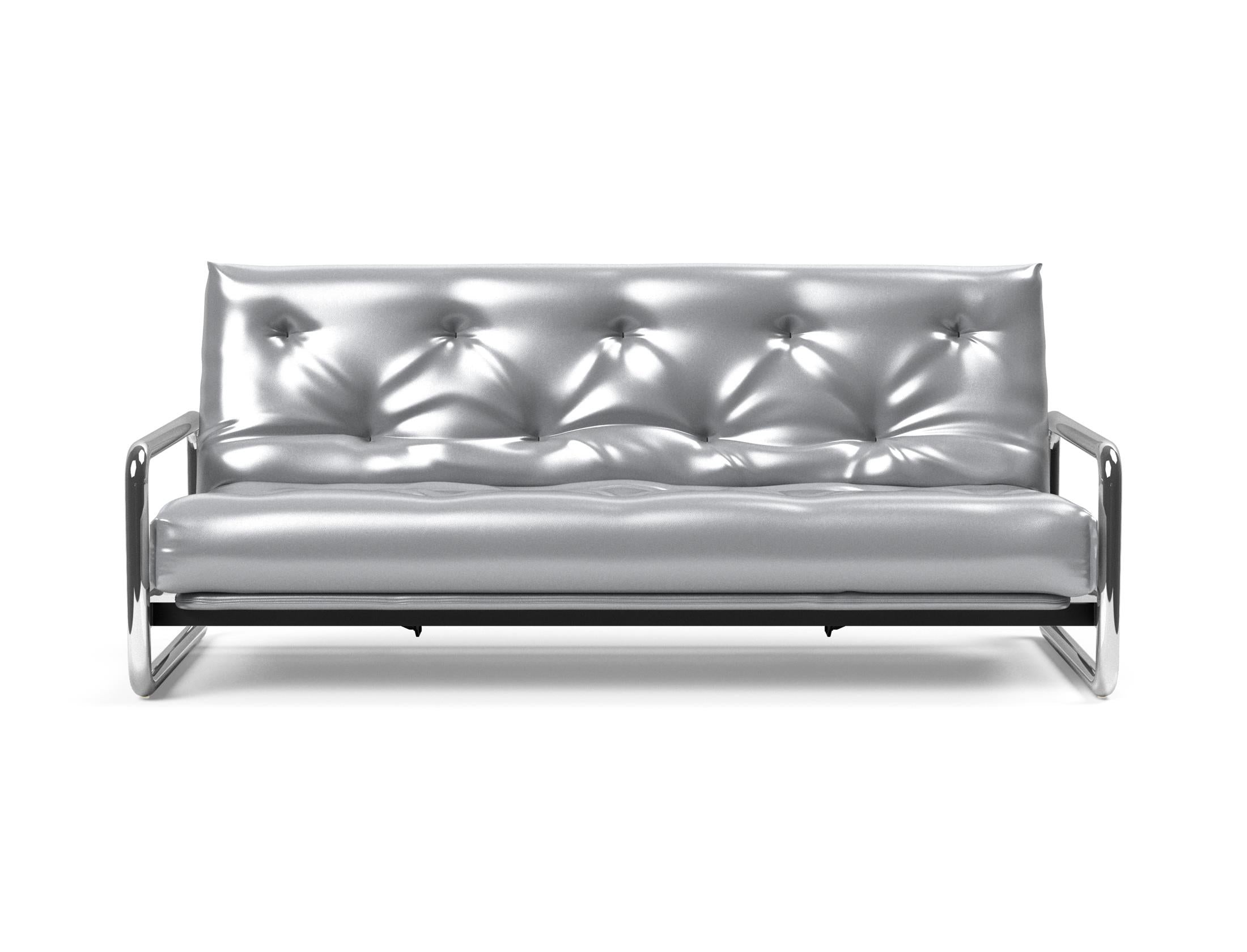 Erleben Sie das Lomira Schlafsofa 140 Nordic von Innovation Living – elegantes skandinavisches Design und optimaler Komfort dank Soft Spring Bezug.