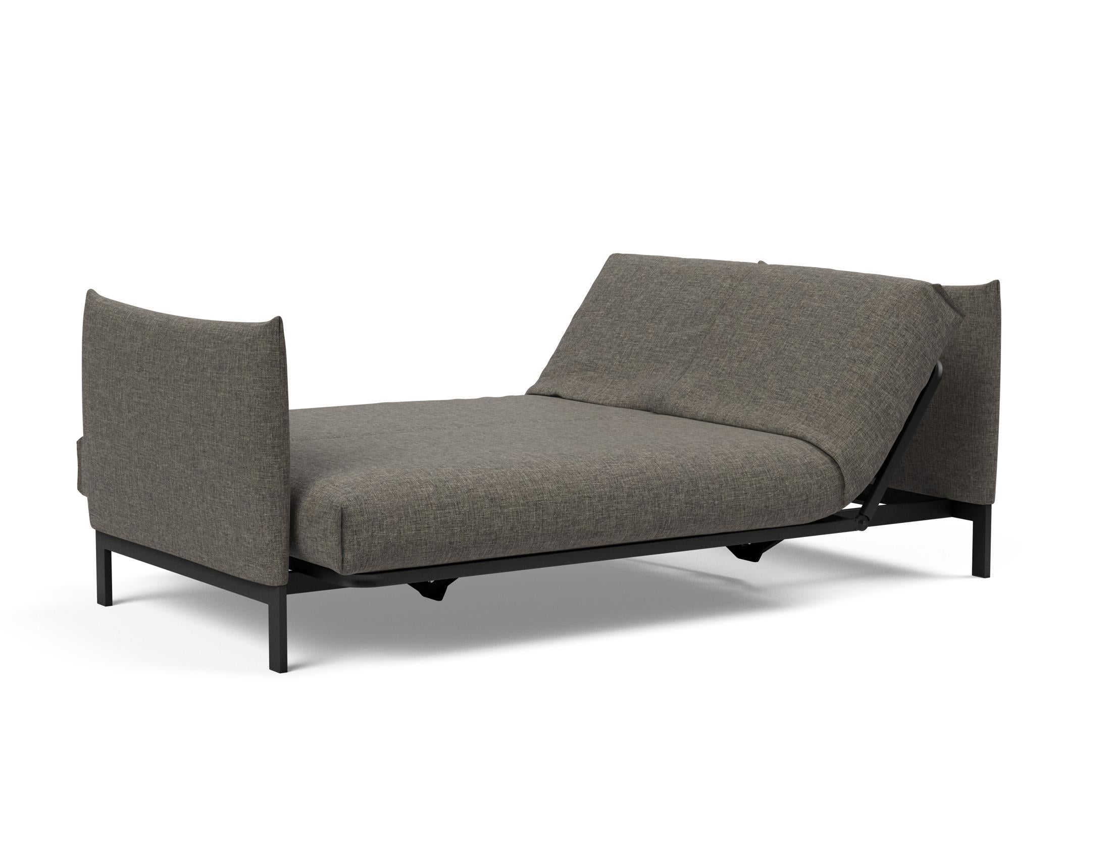 Entdecken Sie das Junus 140 Bettsofa Nordic Cover von Innovation Living – stilvoll, platzsparend und mit bequemer Soft Spring Matratze für besten Schlaf.