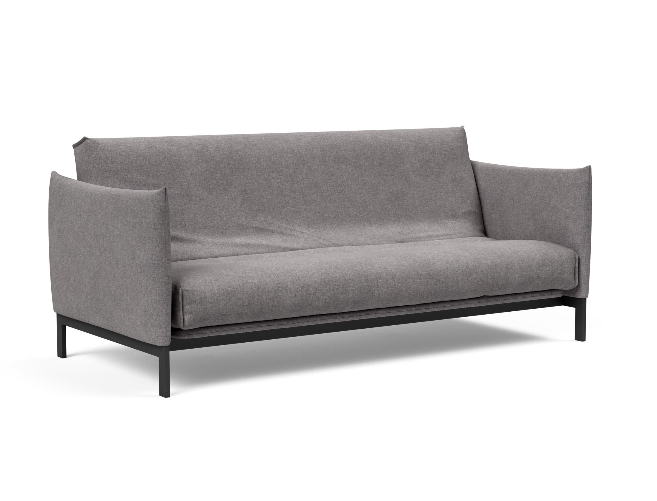 Erleben Sie das Junus 140 Bettsofa mit modernem Nordic Cover und hochwertigem Soft Spring, perfekt für gemütliche und stilvolle Wohnkonzepte.
