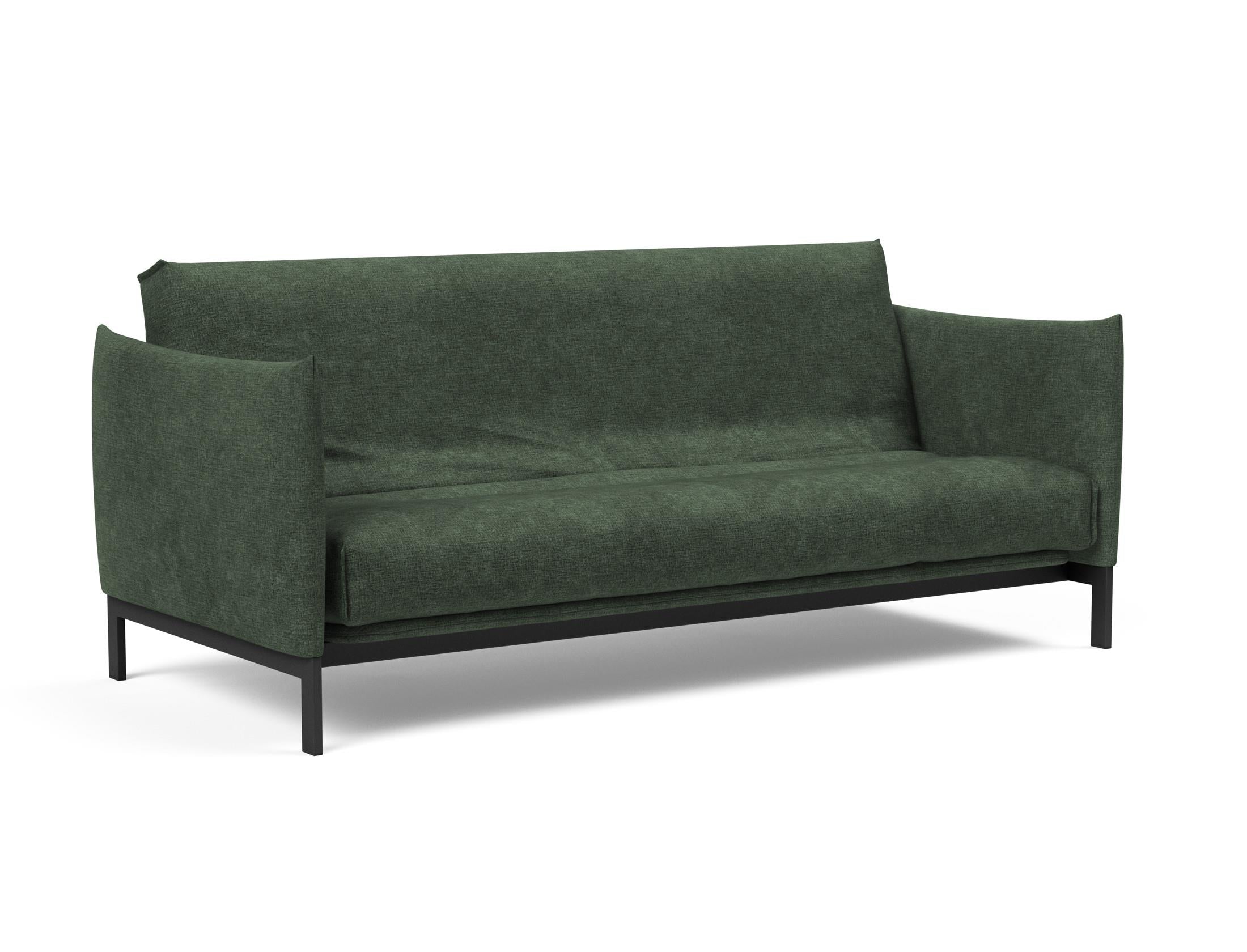 Erleben Sie das Junus 140 Bettsofa mit stilvollem Nordic Cover und Soft Spring, perfekt für gemütliche Abende und stilvolle Einrichtung.