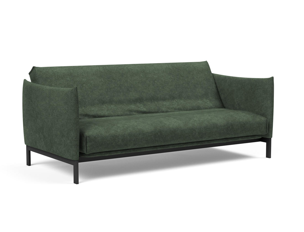 Junus 140 Bettsofa Nordic Cover mit Gestellbezug Soft Spring in 281 Avella Pine Green präsentiert im Onlineshop von KAQTU Design AG. Bettsofa ist von Innovation Living