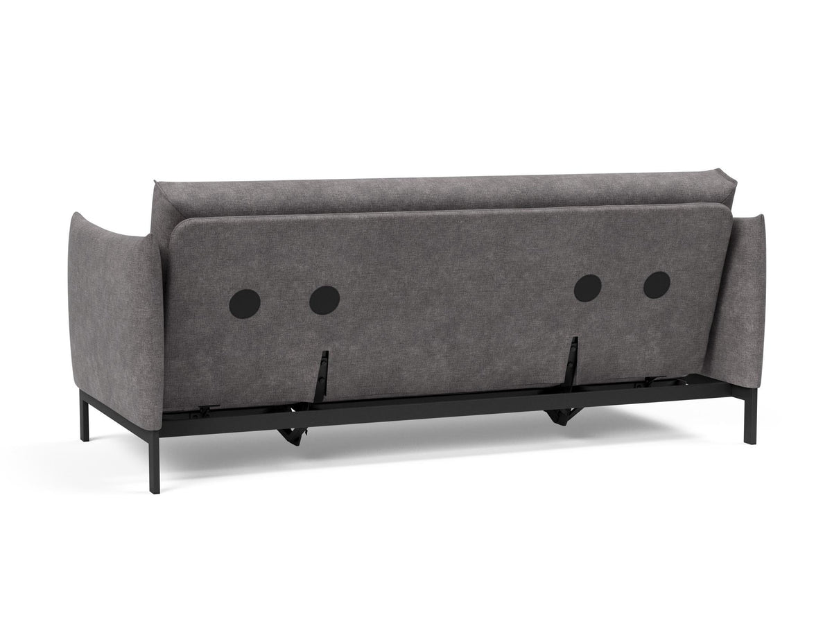 Junus 140 Bettsofa Nordic Cover mit Gestellbezug Soft Spring in 282 Avella Warm Grey präsentiert im Onlineshop von KAQTU Design AG. Bettsofa ist von Innovation Living
