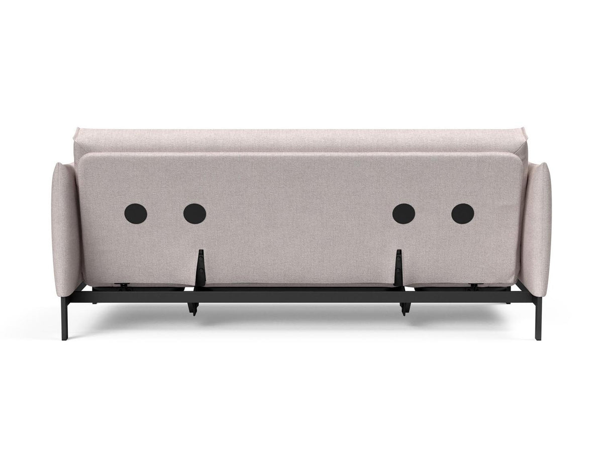 Junus 140 Bettsofa Nordic Cover mit Gestellbezug Soft Spring in 300 Weda Sand präsentiert im Onlineshop von KAQTU Design AG. Bettsofa ist von Innovation Living