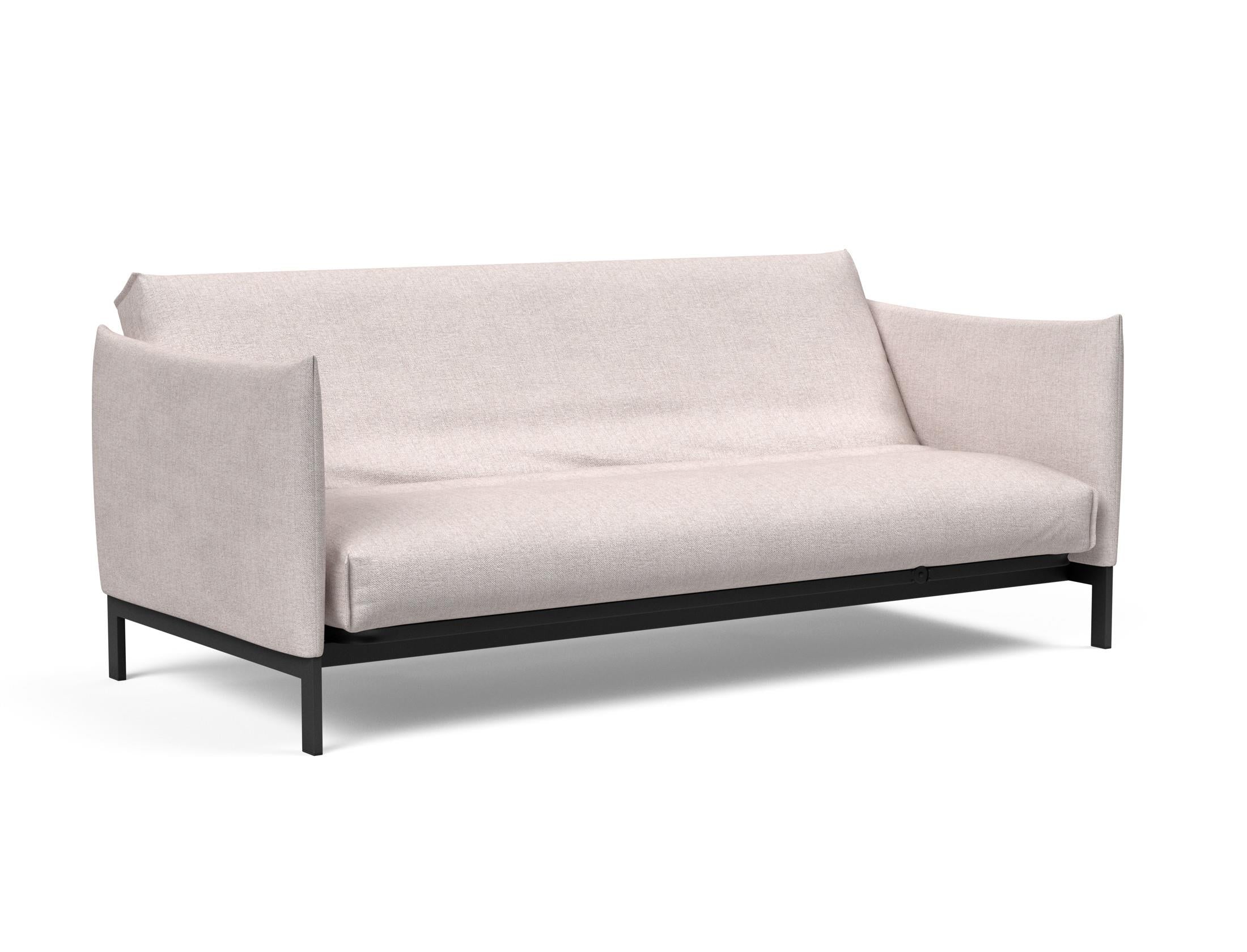 Entdecken Sie das Junus 140 Bettsofa mit elegantem Nordic Cover und komfortablem Soft Spring, ideal für modernes Wohnen und entspannte Nächte.