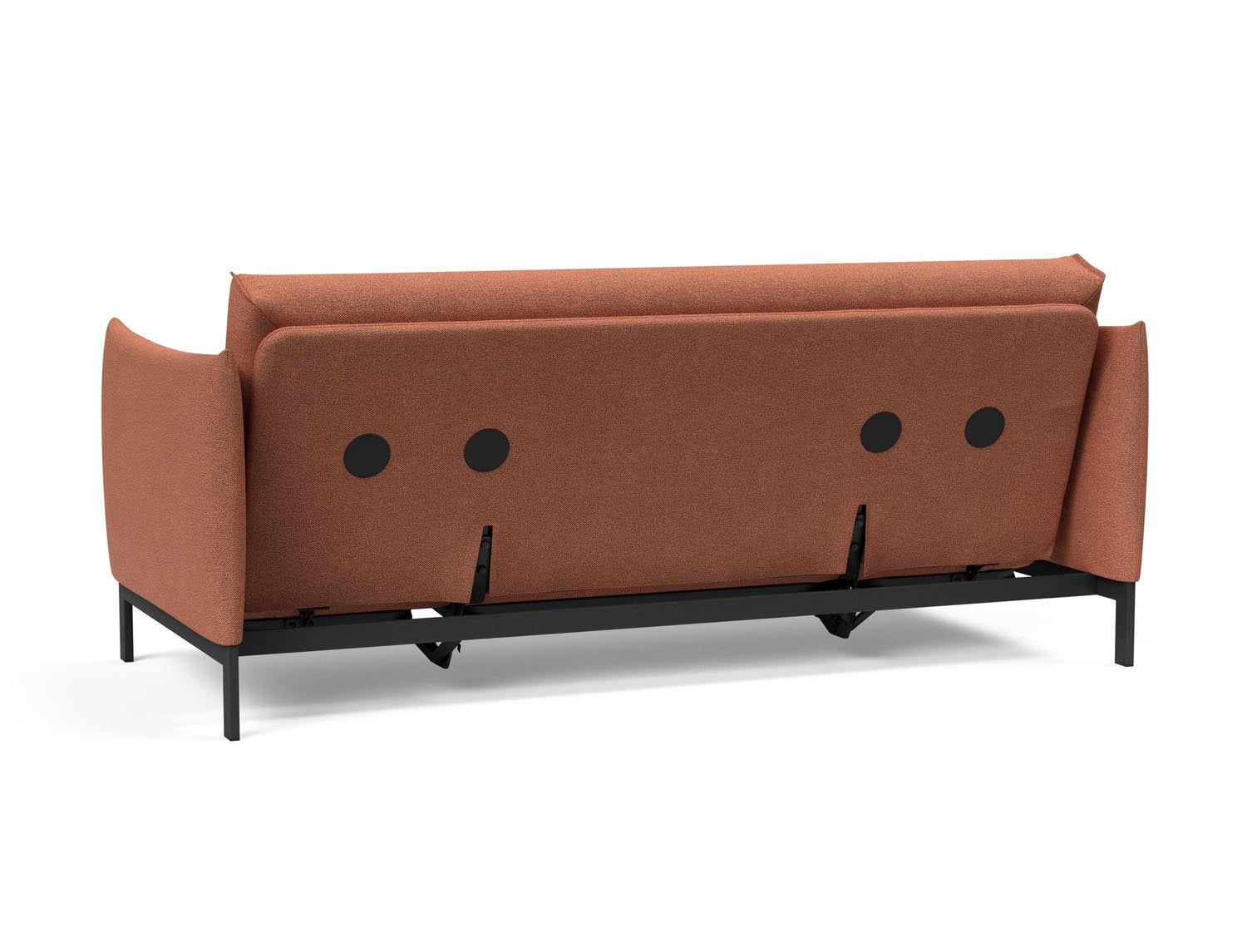 Erleben Sie das Junus 140 Bettsofa mit stilvollem Nordic Cover und Soft Spring, perfekt für gemütliche Abende und stilvolle Einrichtung.