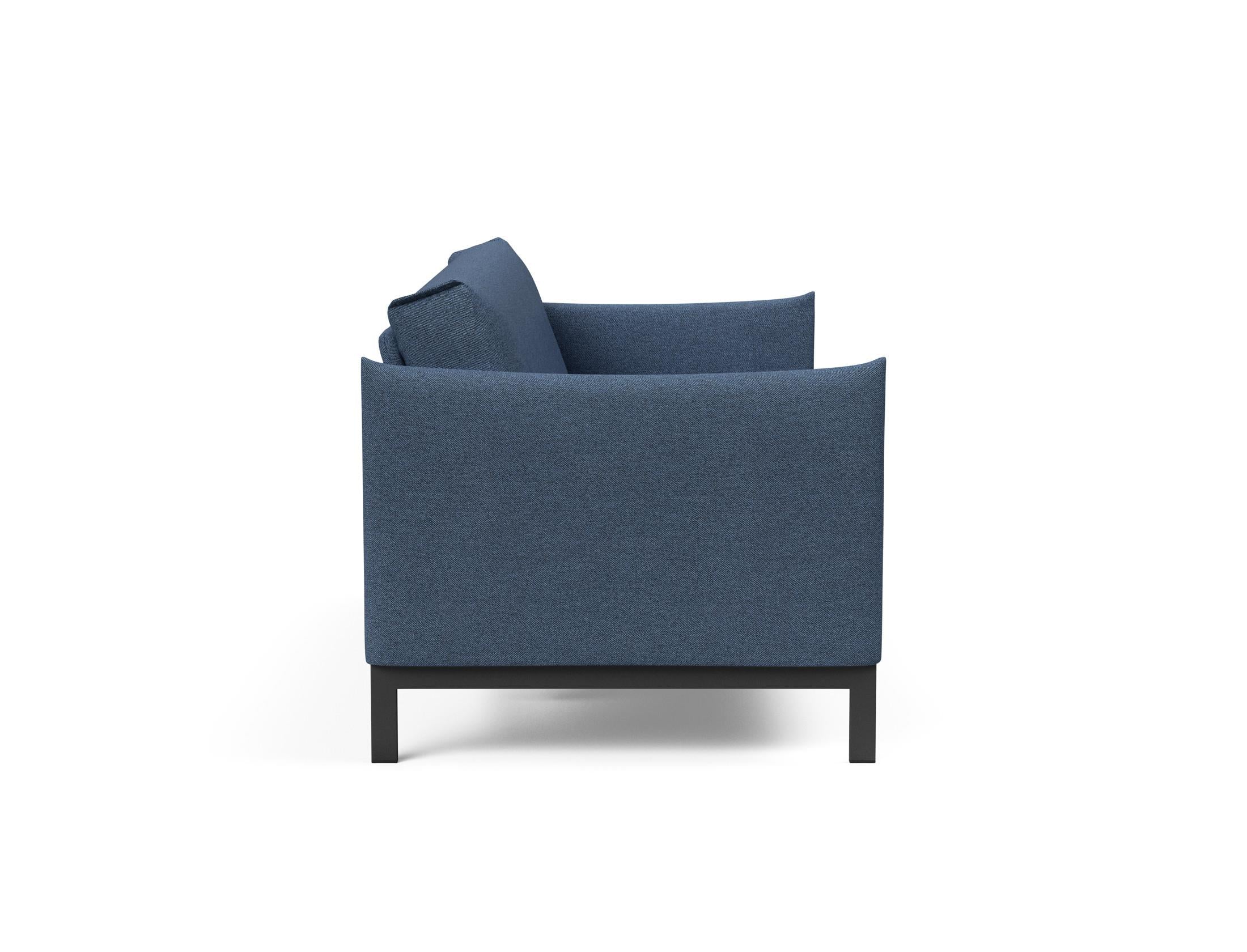 Erleben Sie das Junus 140 Bettsofa mit stilvollem Nordic Cover und Soft Spring, perfekt für gemütliche Abende und stilvolle Einrichtung.