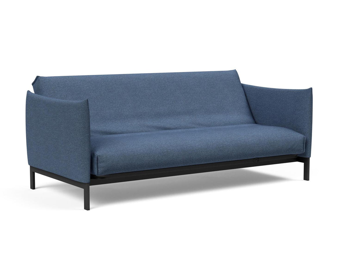 Junus 140 Bettsofa Nordic Cover mit Gestellbezug Soft Spring in 302 Weda Blue präsentiert im Onlineshop von KAQTU Design AG. Bettsofa ist von Innovation Living