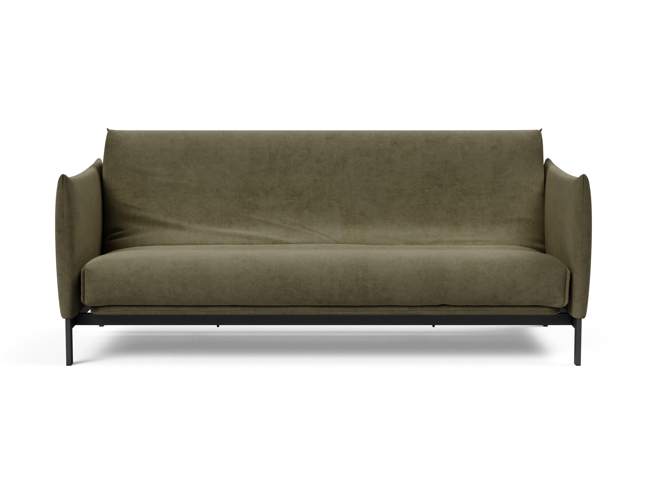 Erleben Sie das Junus 140 Bettsofa mit stilvollem Nordic Cover und Soft Spring, perfekt für gemütliche Abende und stilvolle Einrichtung.