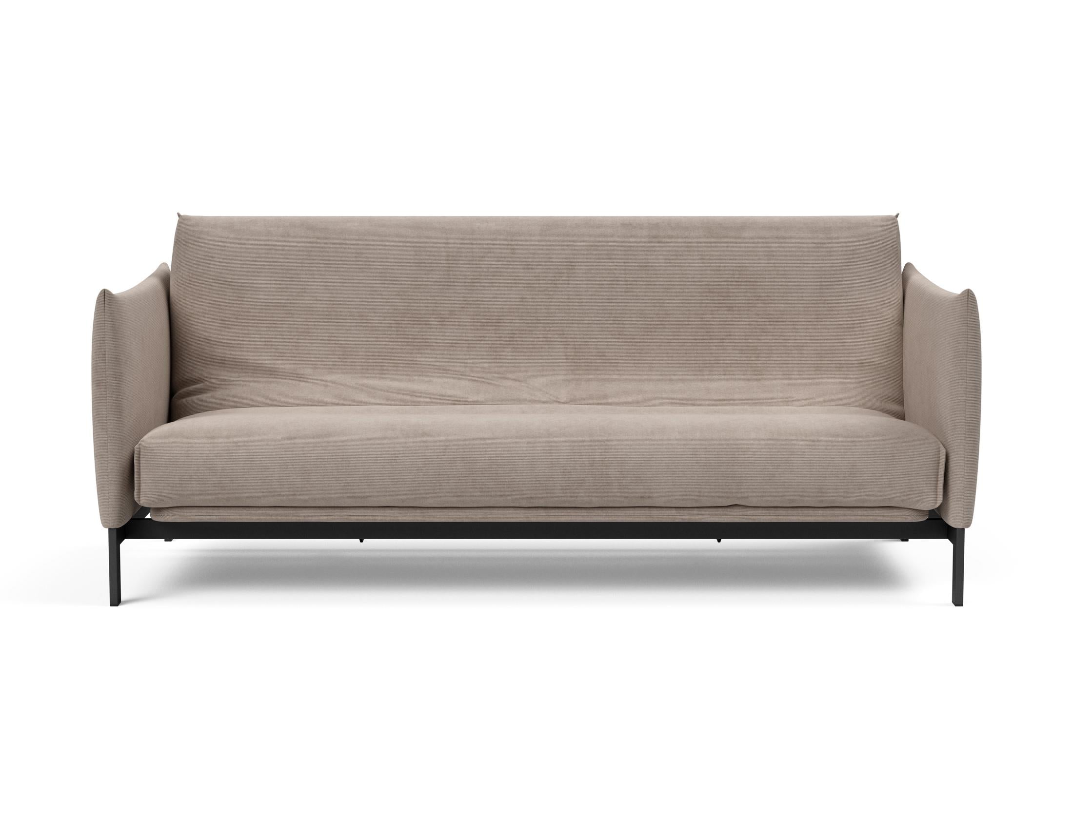 Erleben Sie das Junus 140 Bettsofa mit stilvollem Nordic Cover und Soft Spring, perfekt für gemütliche Abende und stilvolle Einrichtung.