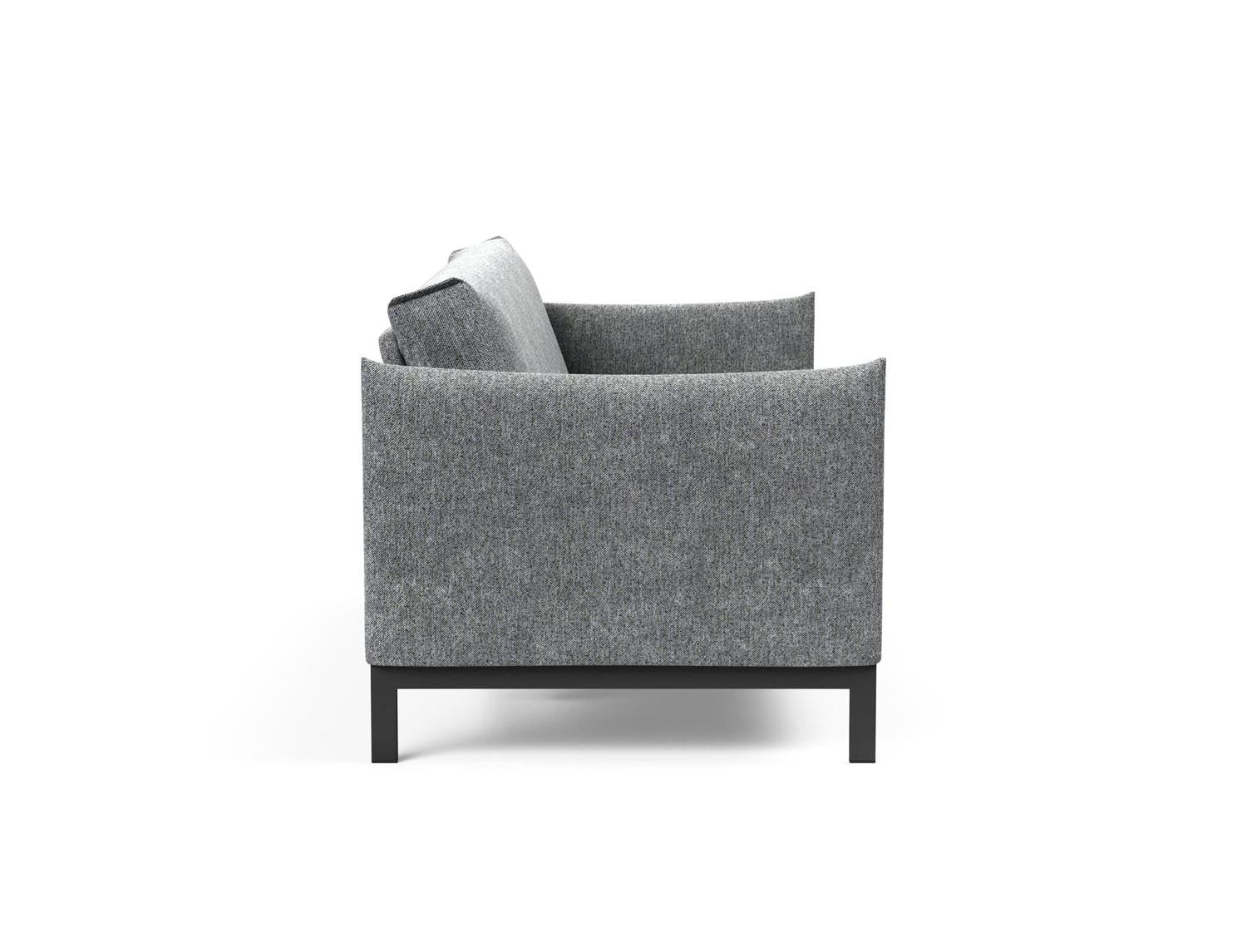 Erleben Sie das Junus 140 Bettsofa mit stilvollem Nordic Cover und Soft Spring, perfekt für gemütliche Abende und stilvolle Einrichtung.