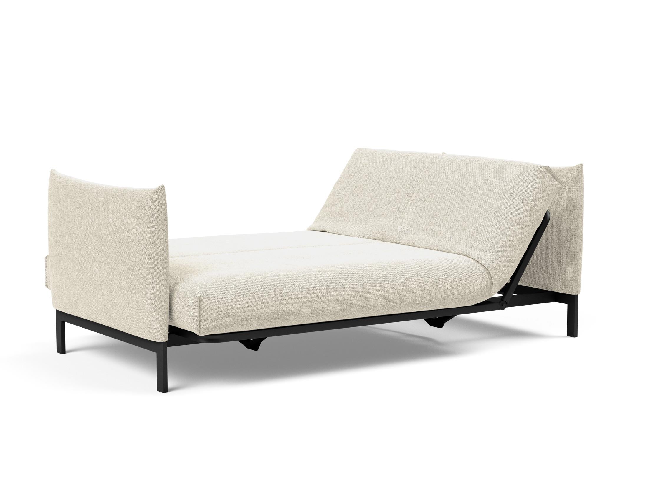 Entdecken Sie das Junus 140 Bettsofa mit Nordic Cover von Innovation Living – stilvolles Design trifft auf hervorragende Schlafqualität.