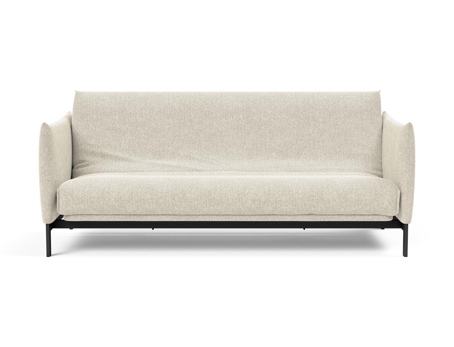 Erleben Sie das Junus 140 Bettsofa mit stilvollem Nordic Cover und Soft Spring, perfekt für gemütliche Abende und stilvolle Einrichtung.