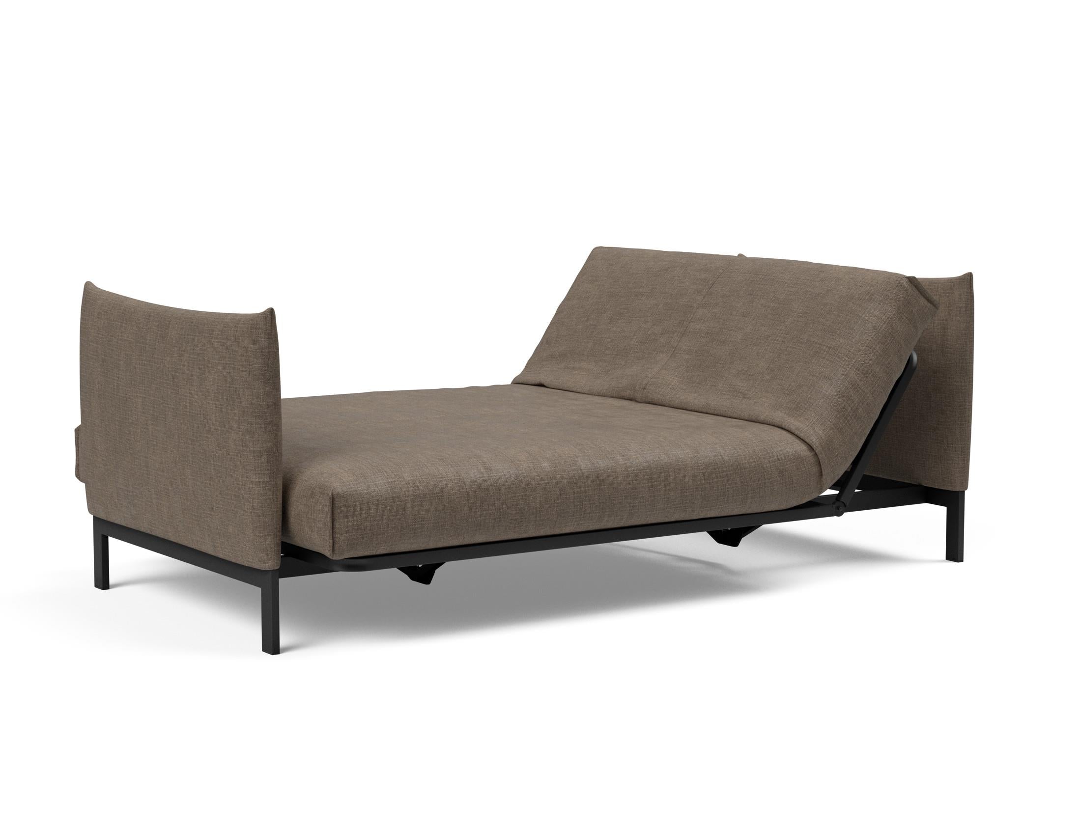 Entdecken Sie das Junus 140 Bettsofa mit Nordic Cover von Innovation Living – stilvolles Design trifft auf hervorragende Schlafqualität.
