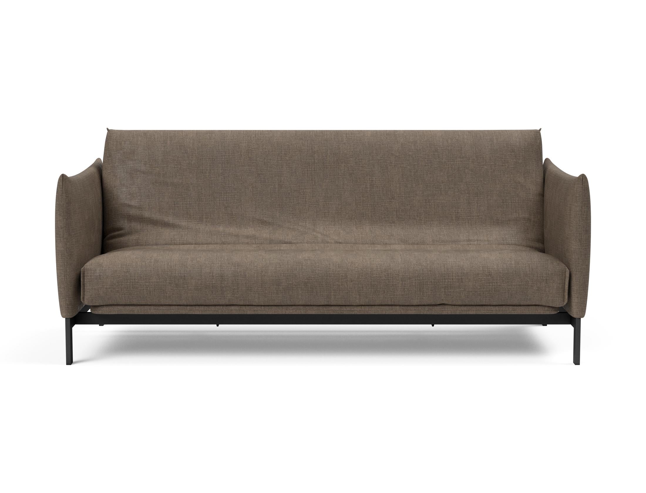 Erleben Sie das Junus 140 Bettsofa mit stilvollem Nordic Cover und Soft Spring, perfekt für gemütliche Abende und stilvolle Einrichtung.