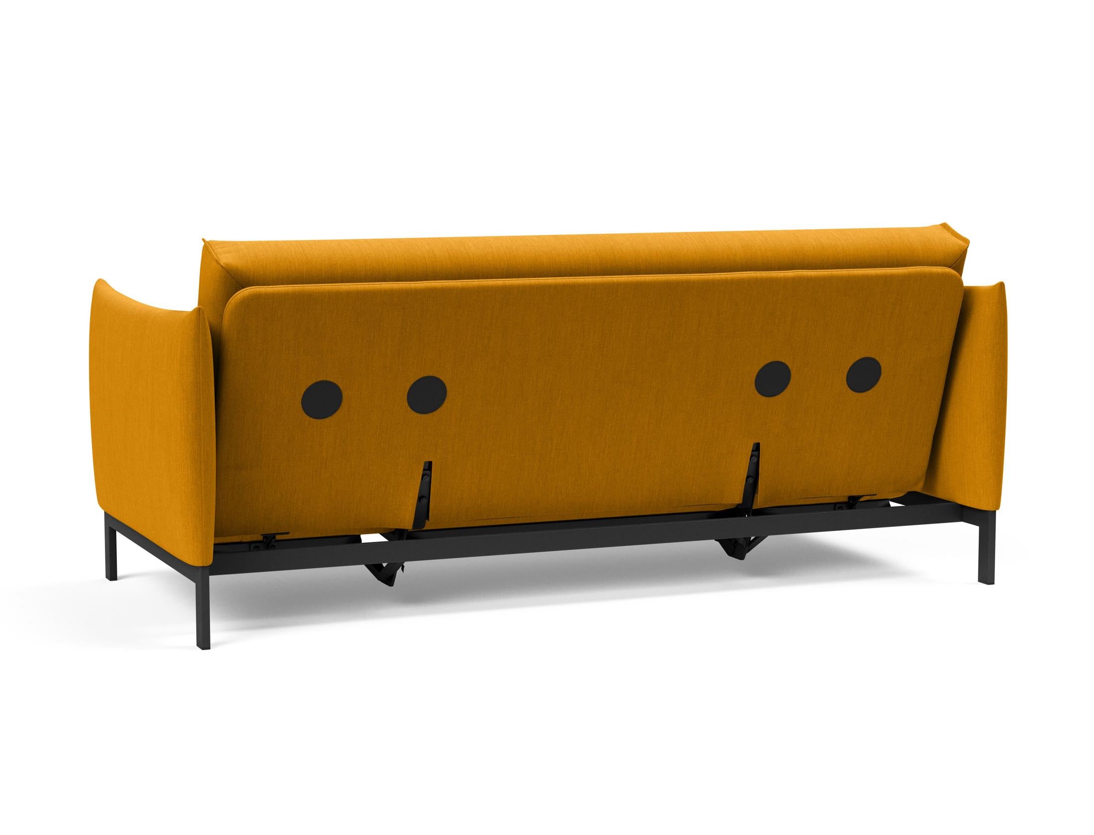 Entdecken Sie das Junus 140 Bettsofa mit Nordic Cover von Innovation Living – stilvolles Design trifft auf hervorragende Schlafqualität.