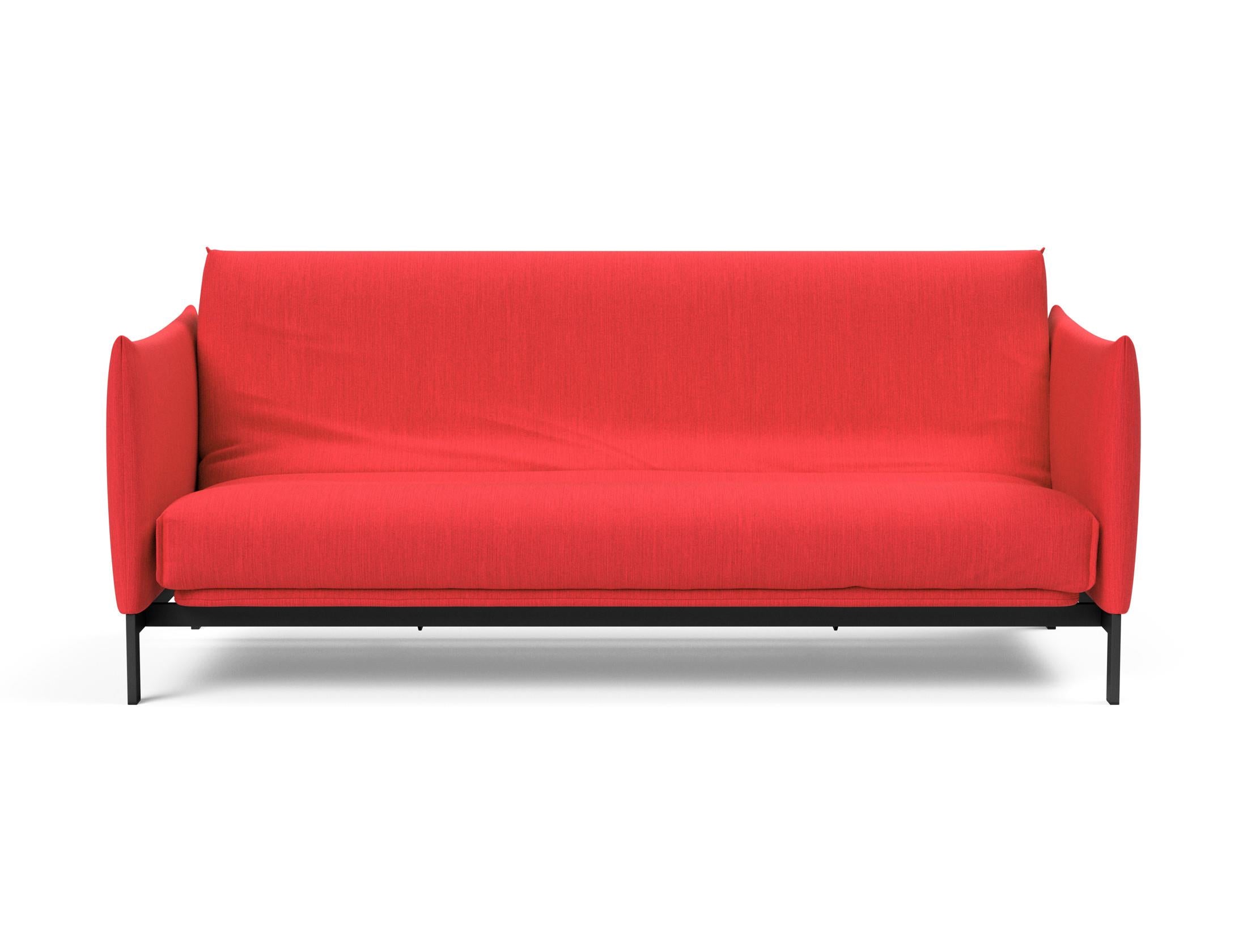 Erleben Sie das Junus 140 Bettsofa mit stilvollem Nordic Cover und Soft Spring, perfekt für gemütliche Abende und stilvolle Einrichtung.