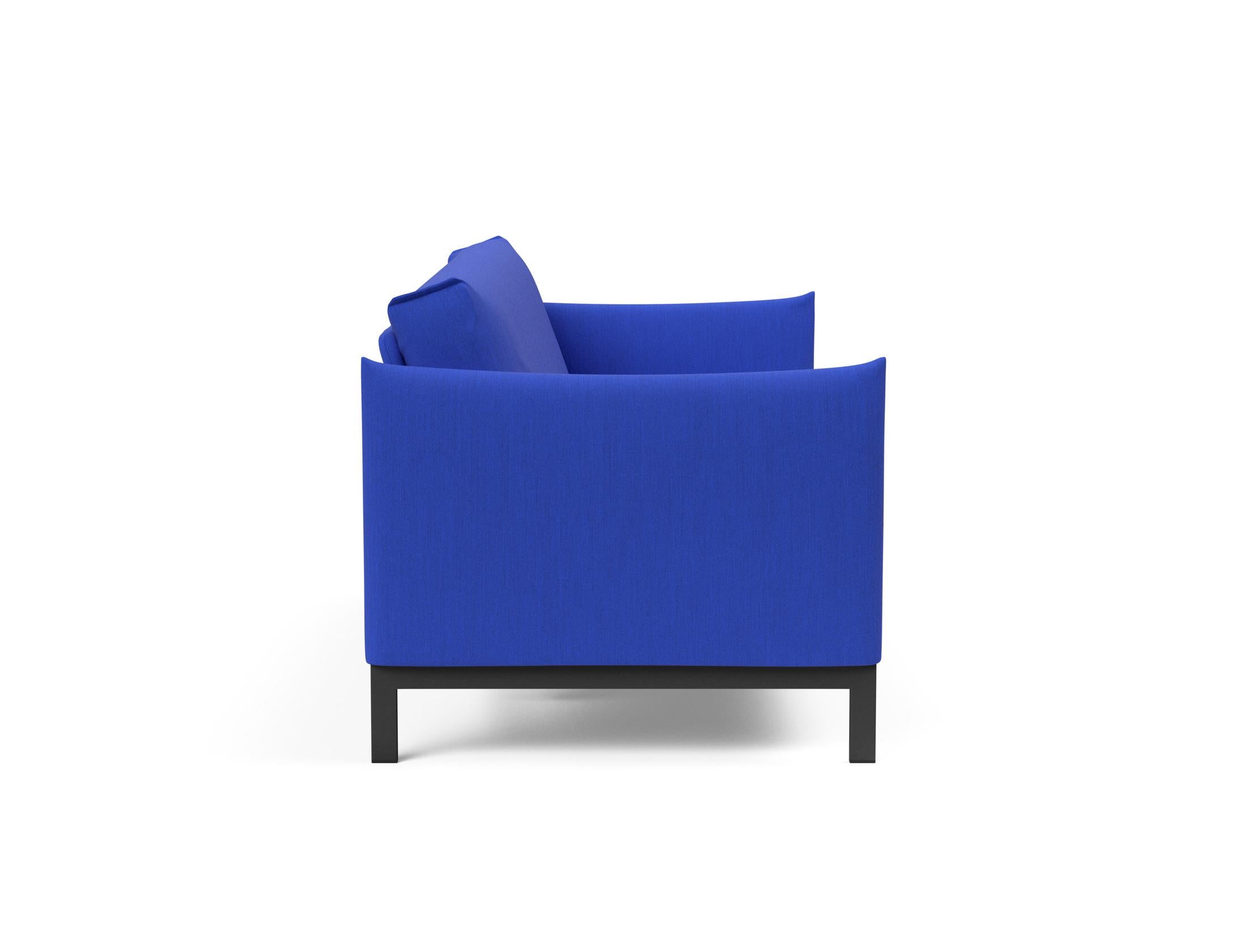 Erleben Sie das Junus 140 Bettsofa mit stilvollem Nordic Cover und Soft Spring, perfekt für gemütliche Abende und stilvolle Einrichtung.