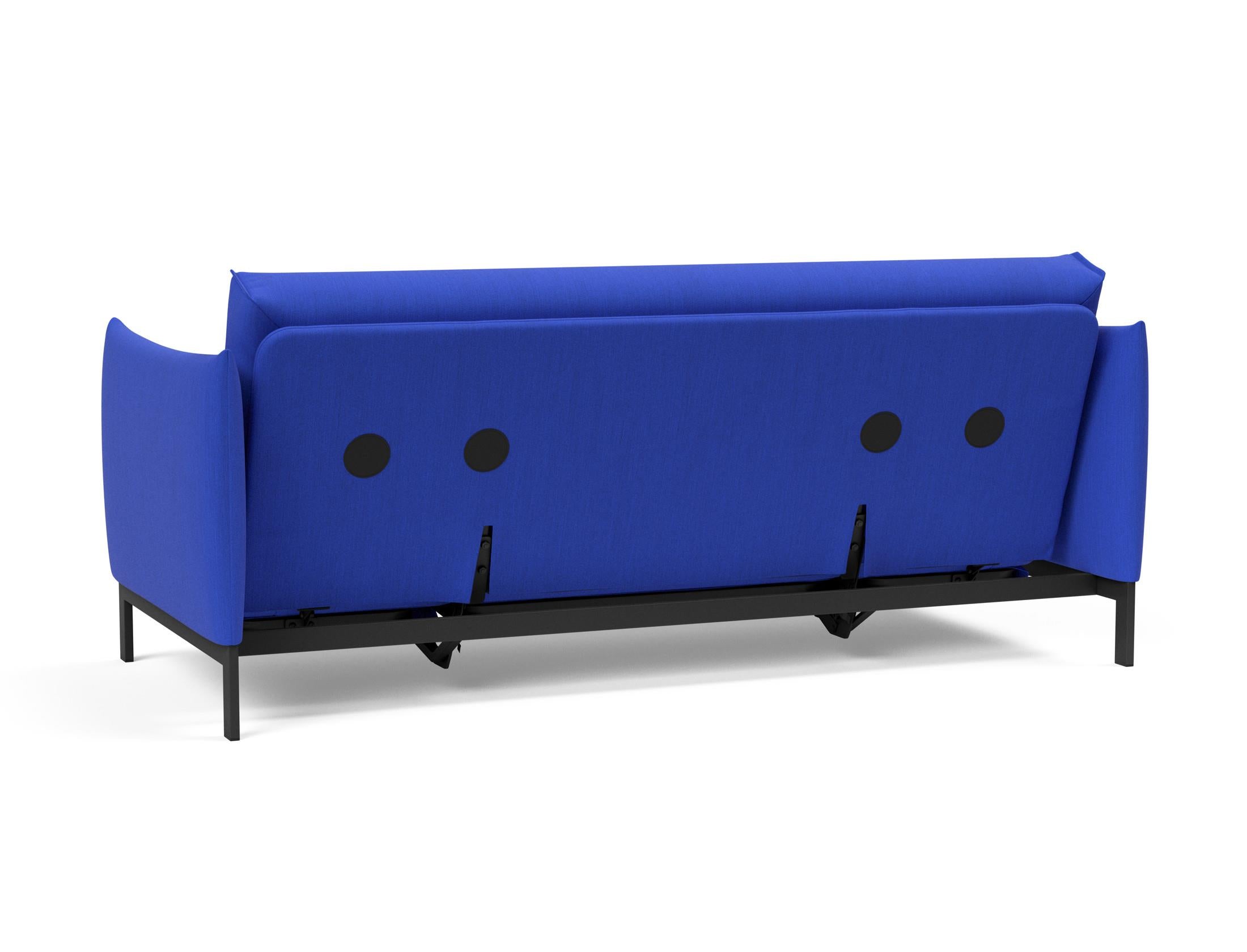 Erleben Sie das Junus 140 Bettsofa mit stilvollem Nordic Cover und Soft Spring, perfekt für gemütliche Abende und stilvolle Einrichtung.