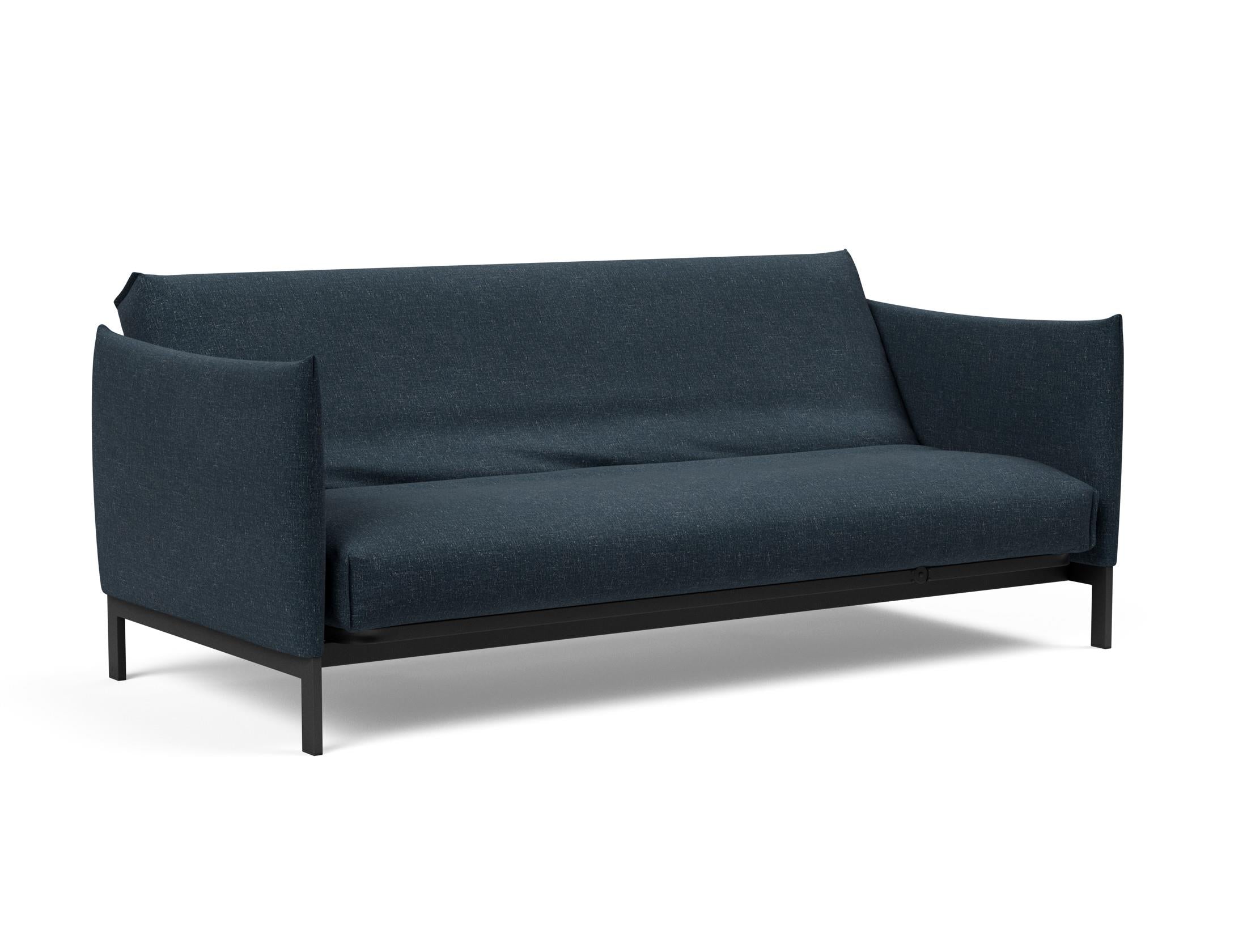 Erleben Sie das Junus 140 Bettsofa mit Nordic Cover von Innovation Living – eine perfekte Kombination aus modernem Stil und optimalem Schlafkomfort.