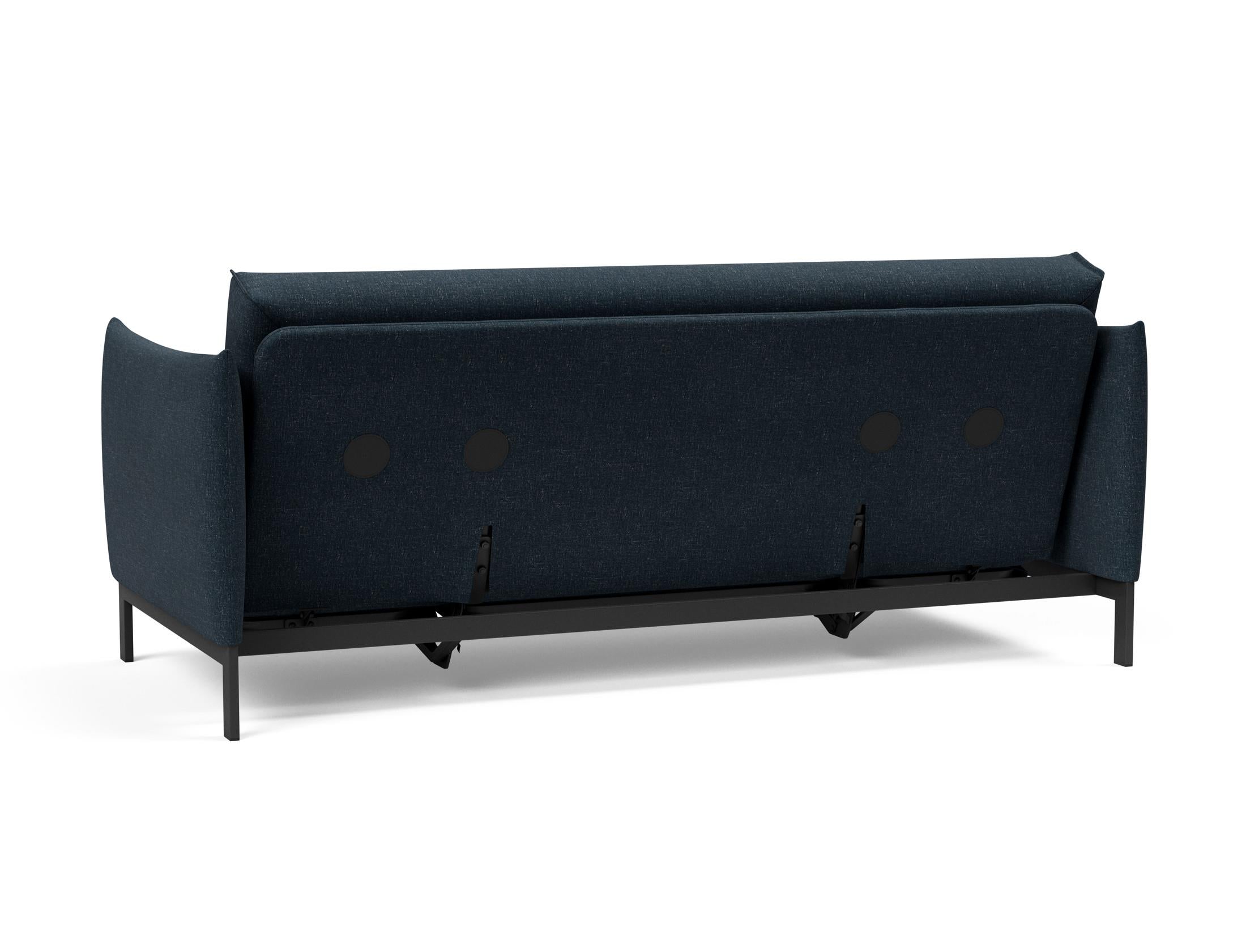 Erleben Sie das Junus 140 Bettsofa mit stilvollem Nordic Cover und Soft Spring, perfekt für gemütliche Abende und stilvolle Einrichtung.