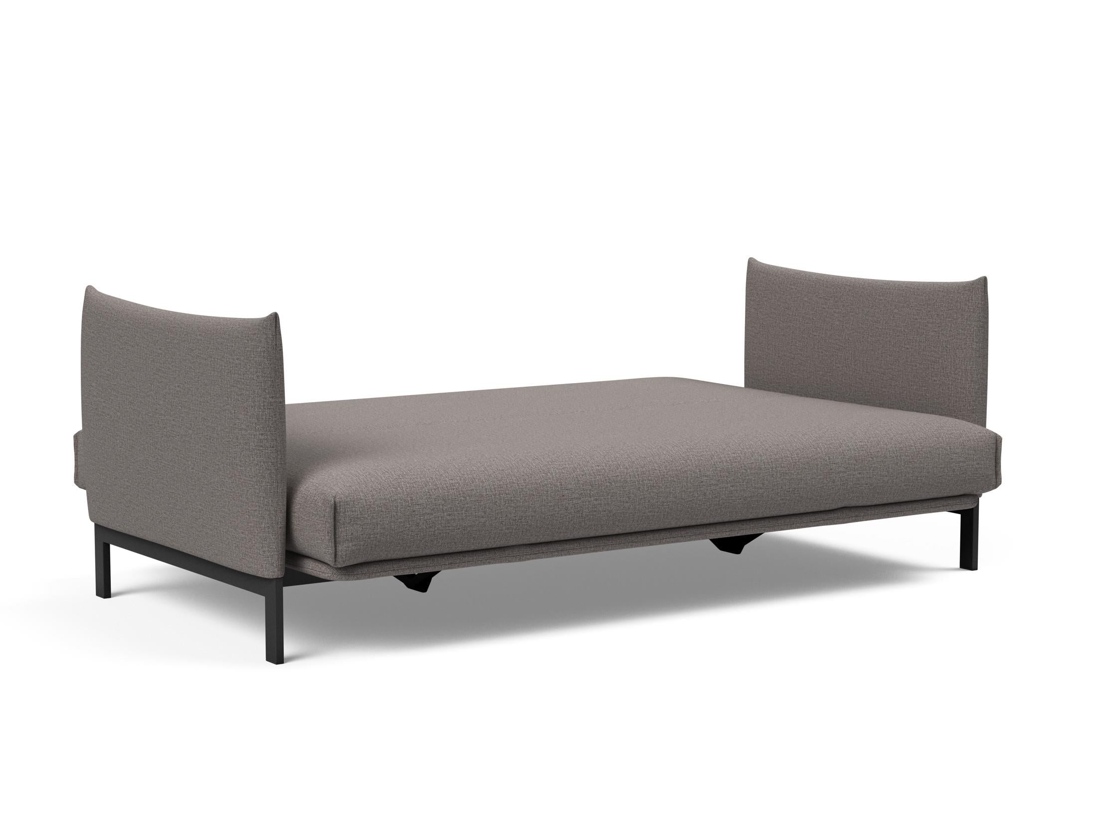 Erleben Sie das Junus 140 Bettsofa mit stilvollem Nordic Cover und Soft Spring, perfekt für gemütliche Abende und stilvolle Einrichtung.