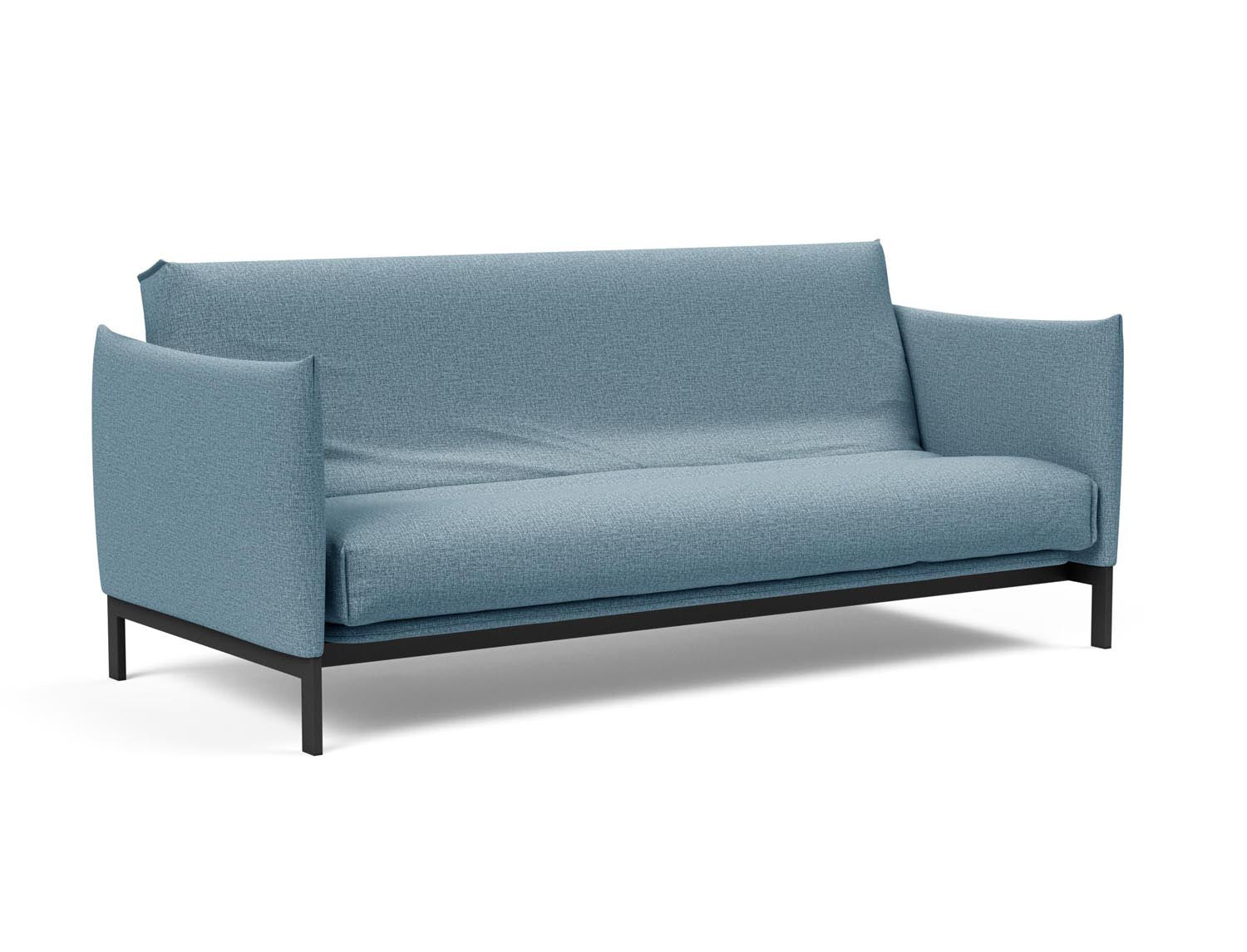 Erleben Sie das Junus 140 Bettsofa mit stilvollem Nordic Cover und Soft Spring, perfekt für gemütliche Abende und stilvolle Einrichtung.