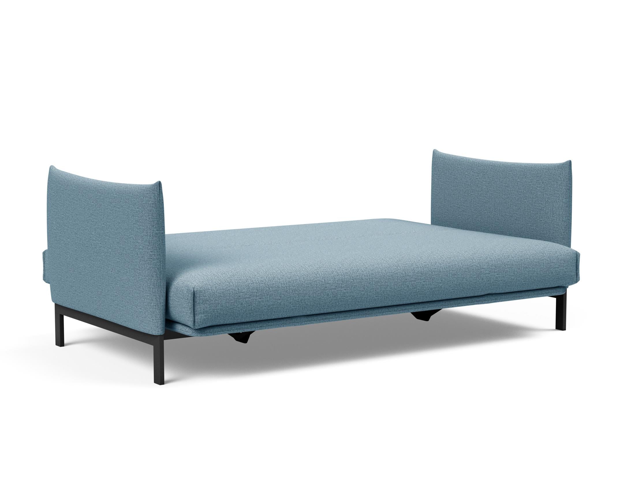 Erleben Sie das Junus 140 Bettsofa mit stilvollem Nordic Cover und Soft Spring, perfekt für gemütliche Abende und stilvolle Einrichtung.