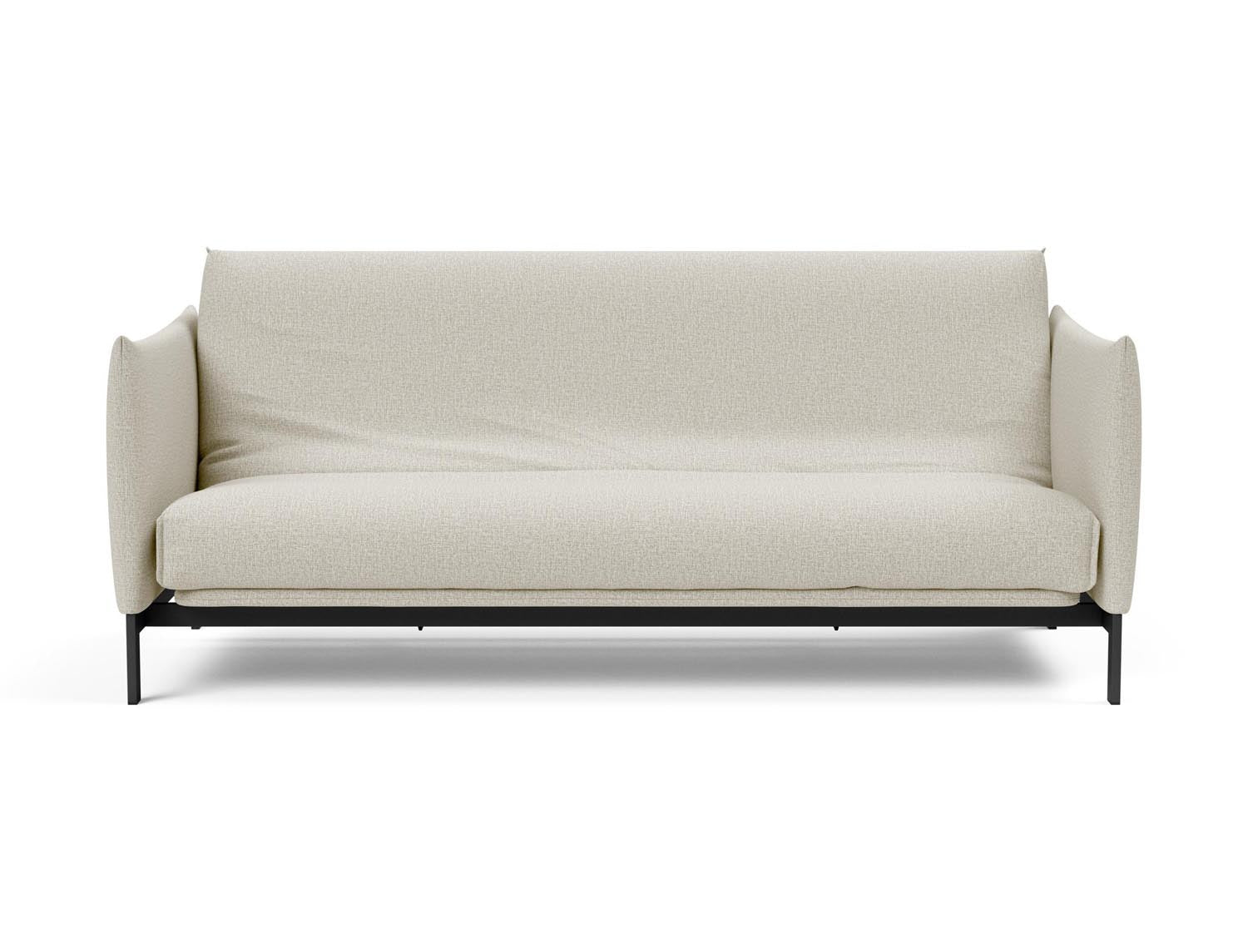 Erleben Sie das Junus 140 Bettsofa mit stilvollem Nordic Cover und Soft Spring, perfekt für gemütliche Abende und stilvolle Einrichtung.