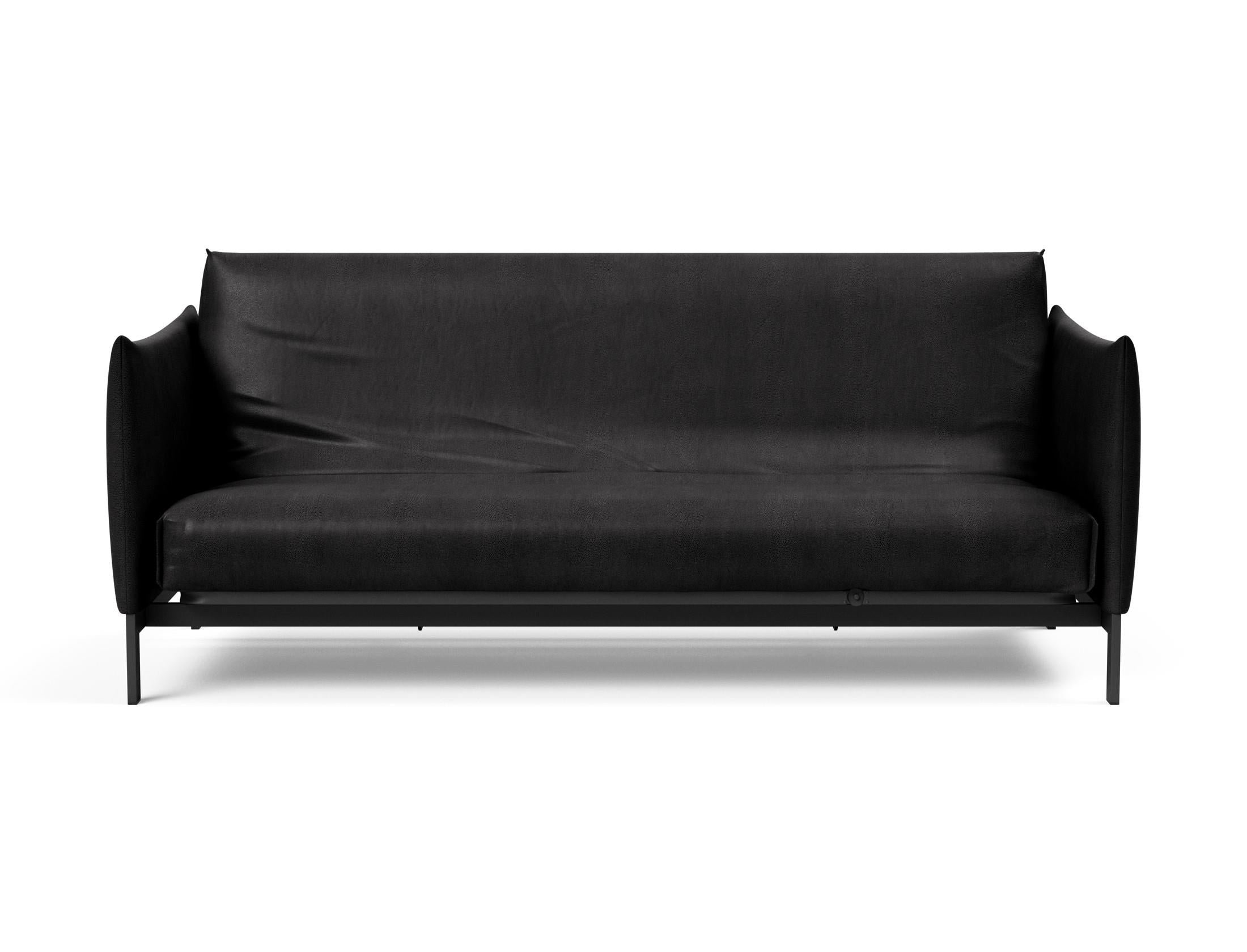 Erleben Sie das Junus 140 Bettsofa mit Nordic Cover von Innovation Living – eine perfekte Kombination aus modernem Stil und optimalem Komfort für Tag und Nacht.